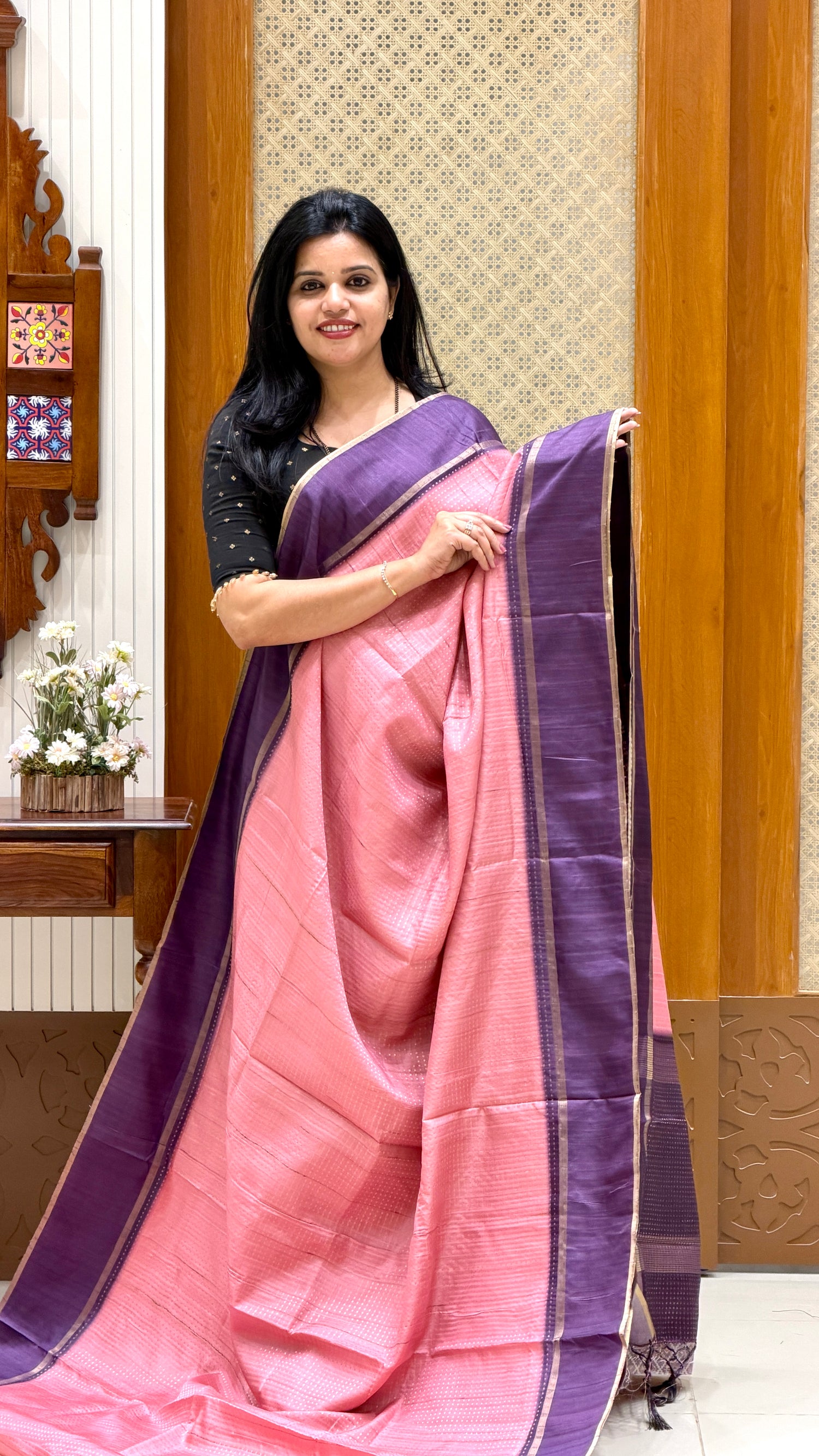 SUV4425-BABYPINK WITH PURPLE