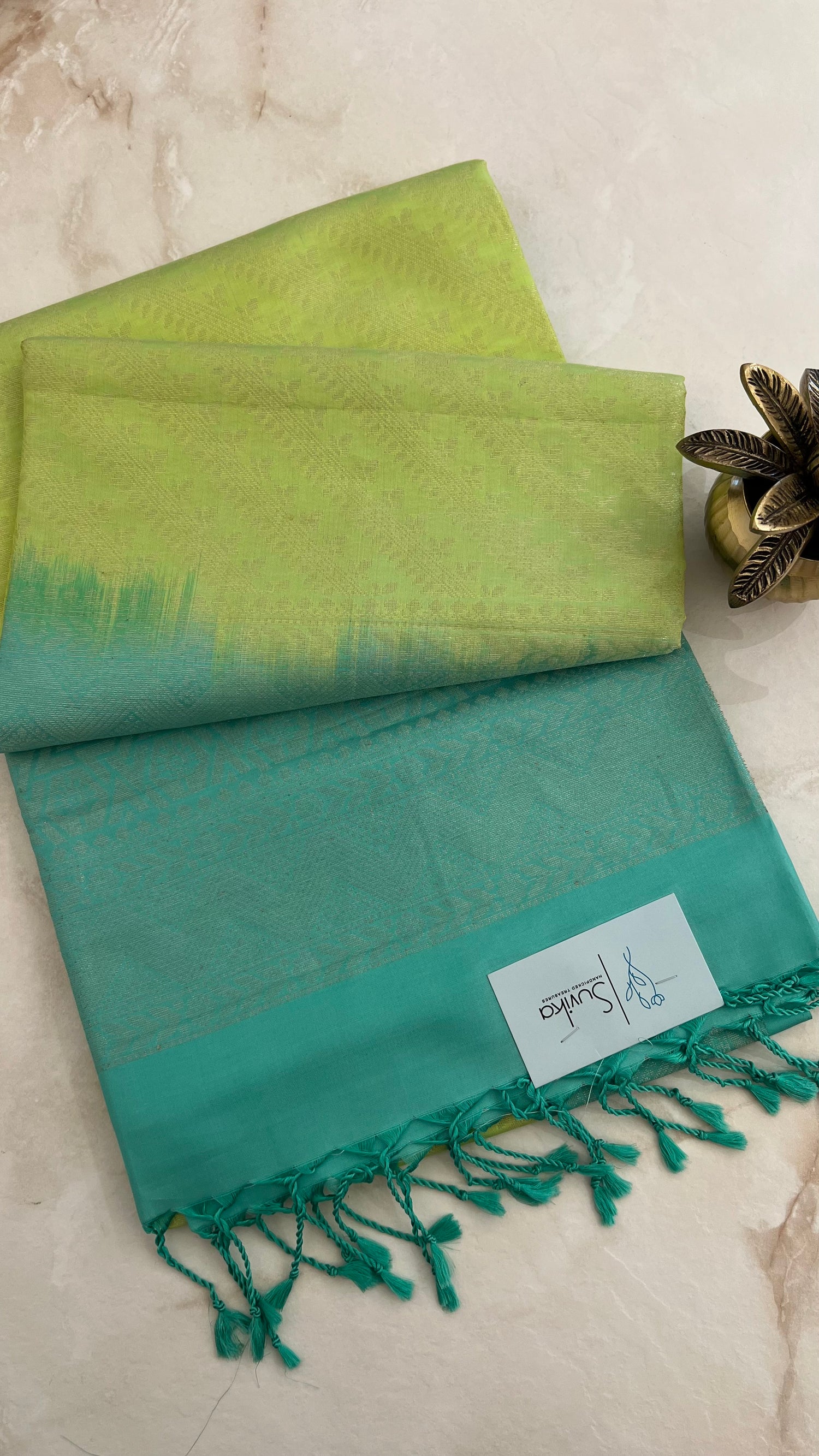 SUV3078 - PISTA WITH BABYBLUE PURE SOFT SILK