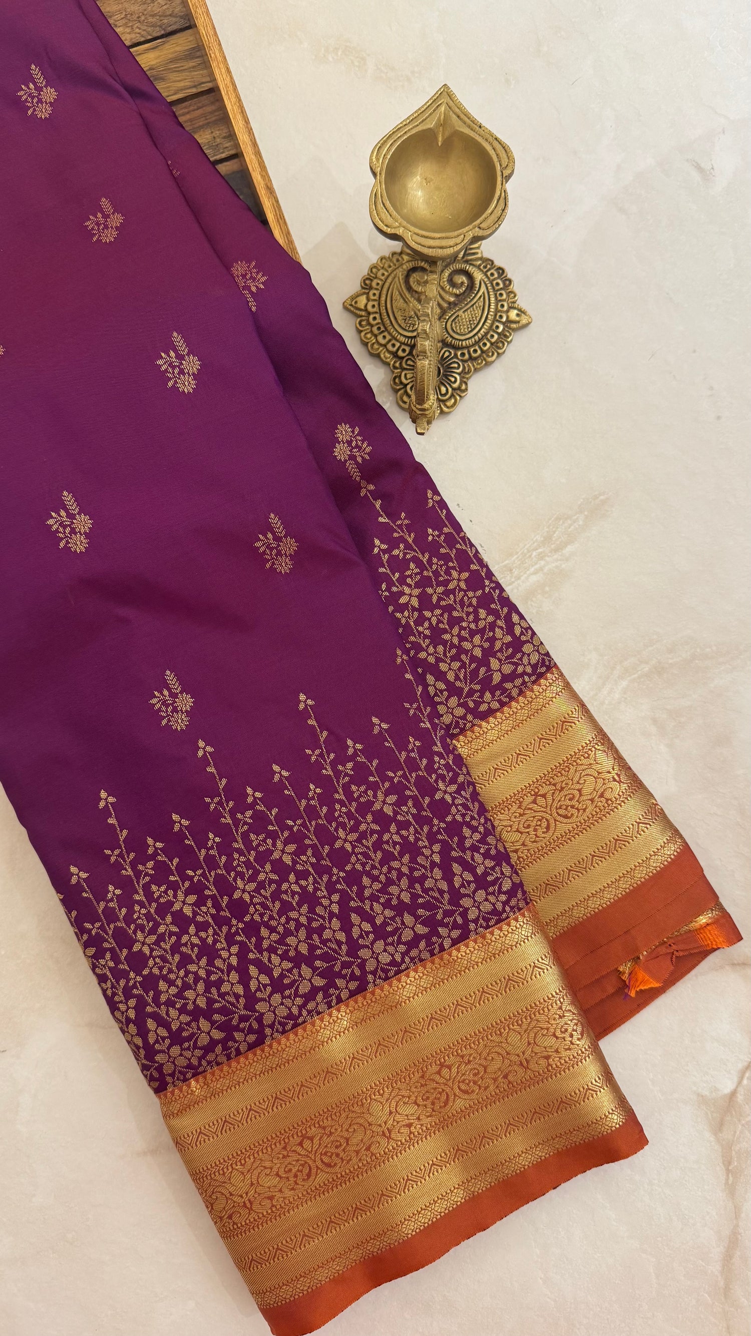 KANJIVARAM SILK SAREE SUV5616-MAGENTA