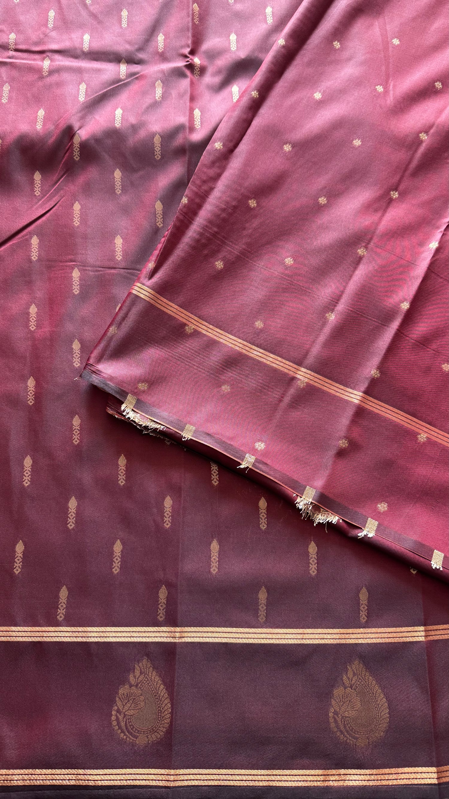 SEMI SILK SAREE SUV5650-WINE