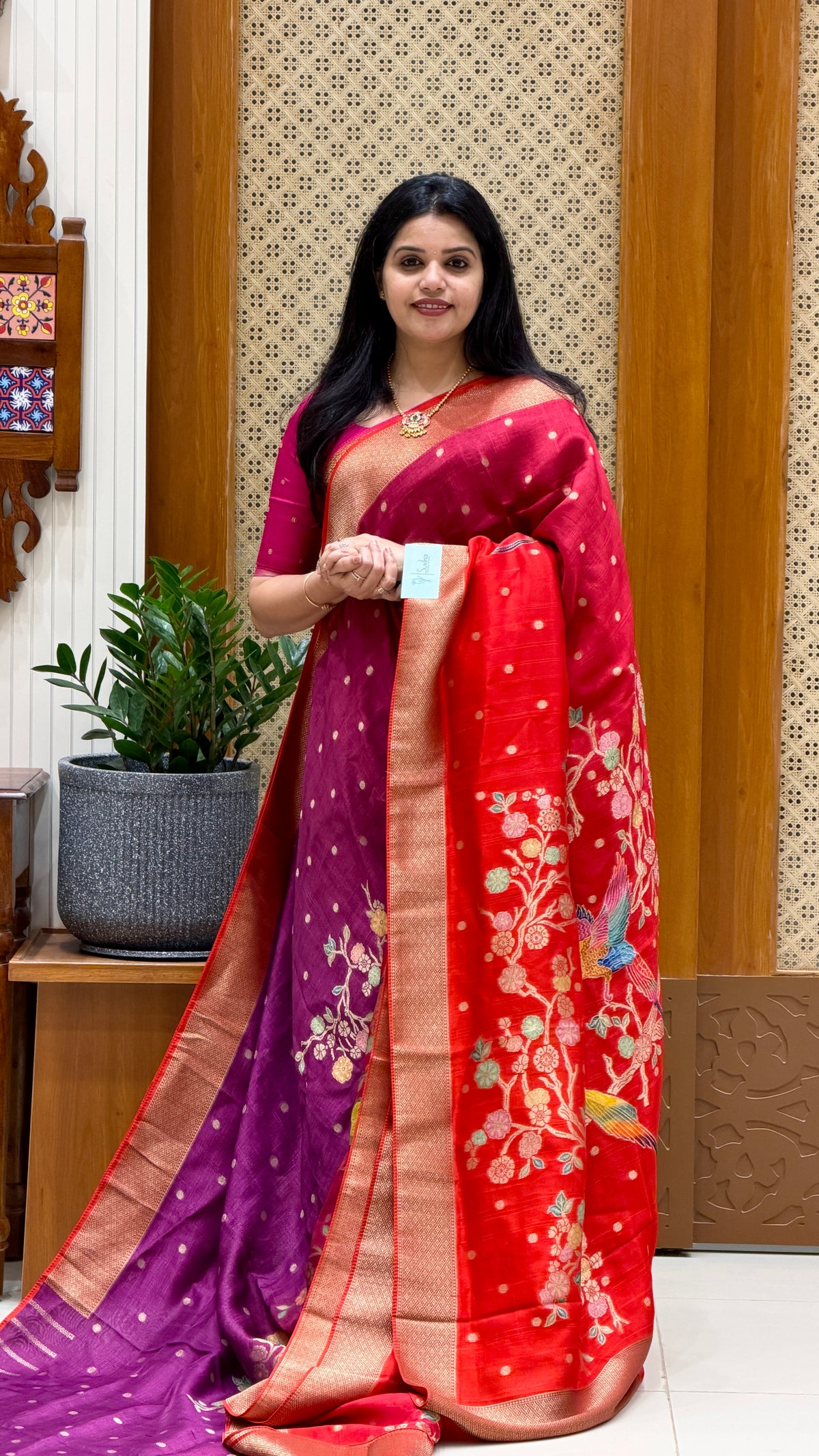 CREPE SILK SUV5720-RED