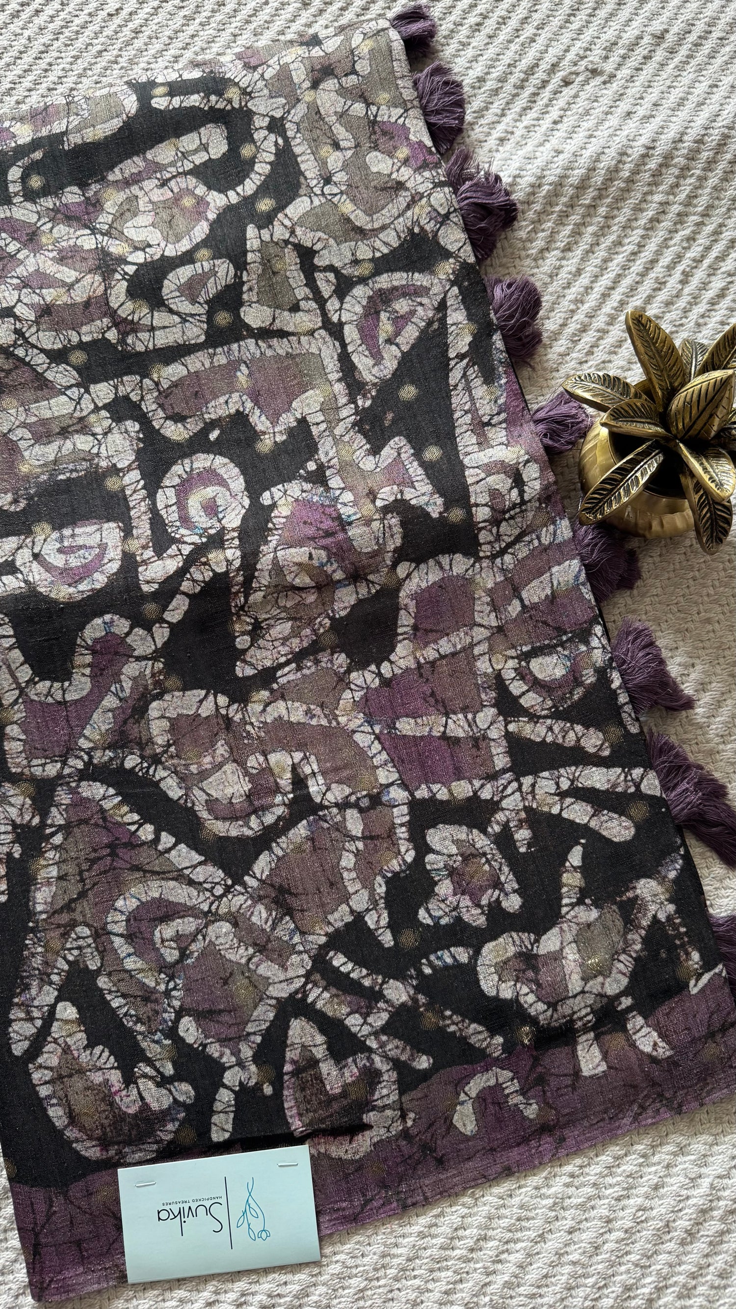 TUSSER COTTON SUV5564-LAVENDER