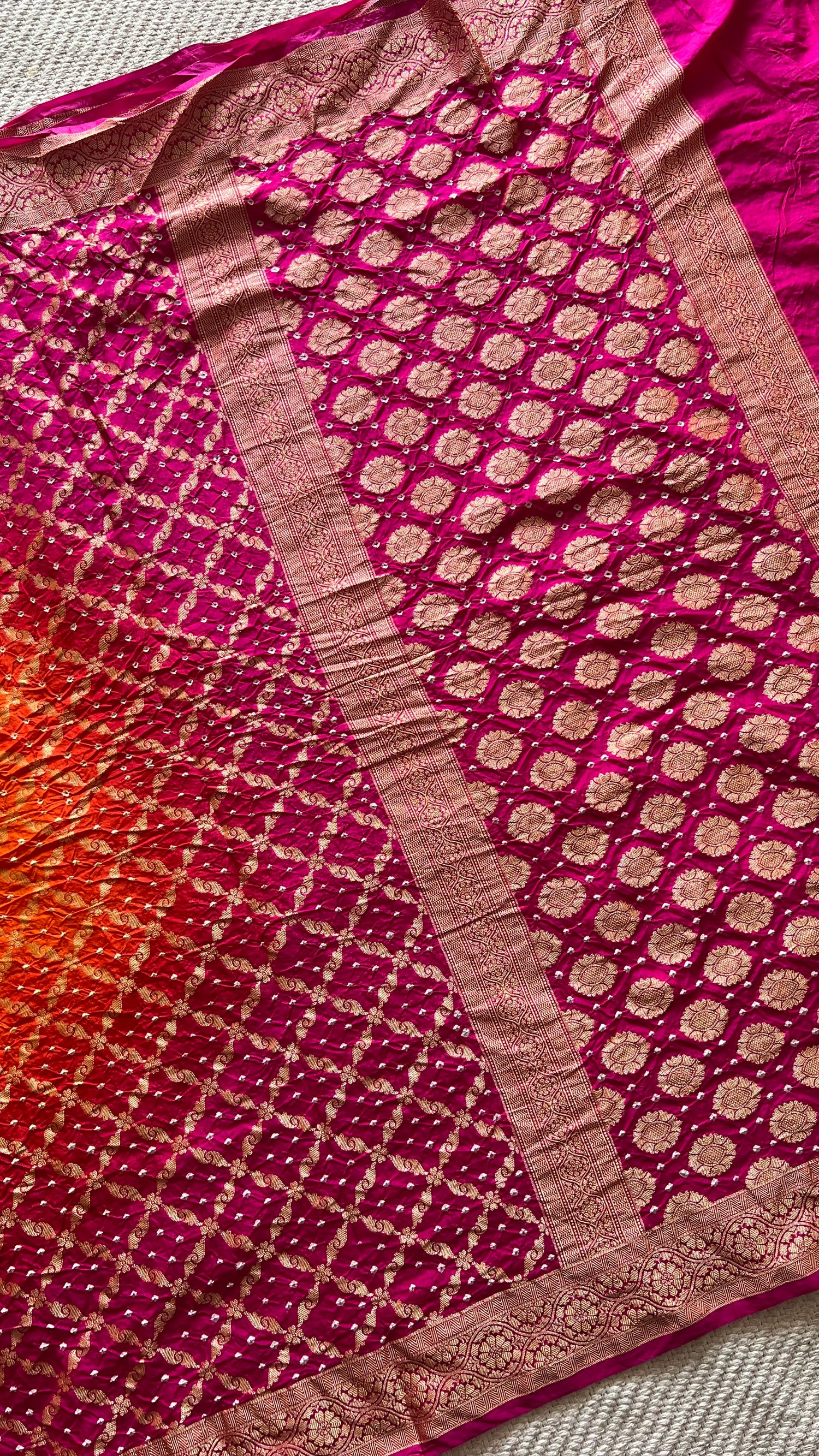 SUV4488-ORANGE WITH PINK