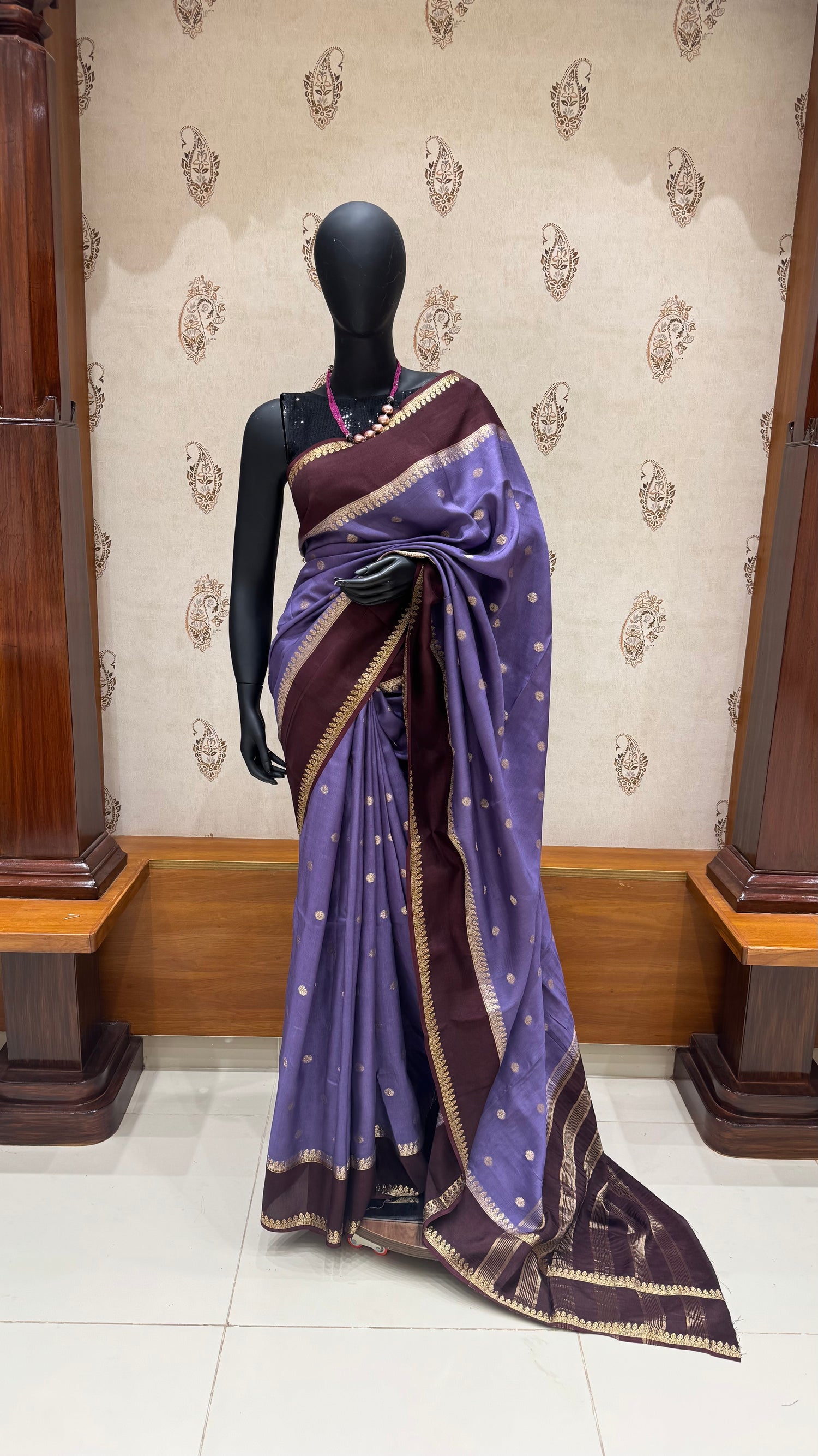 SUV4094-LAVENDER WITH BROWN