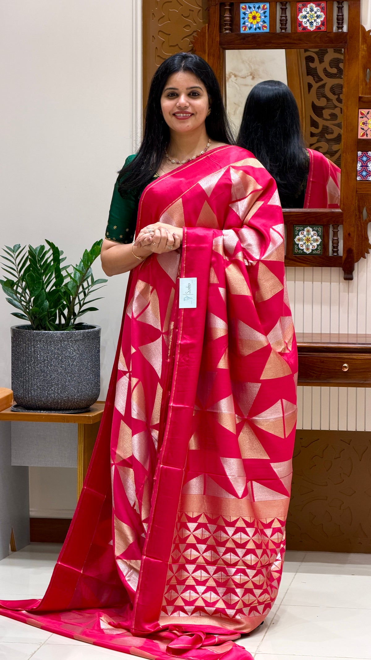 KOSA SILK SAREEE SUV5881-PINK