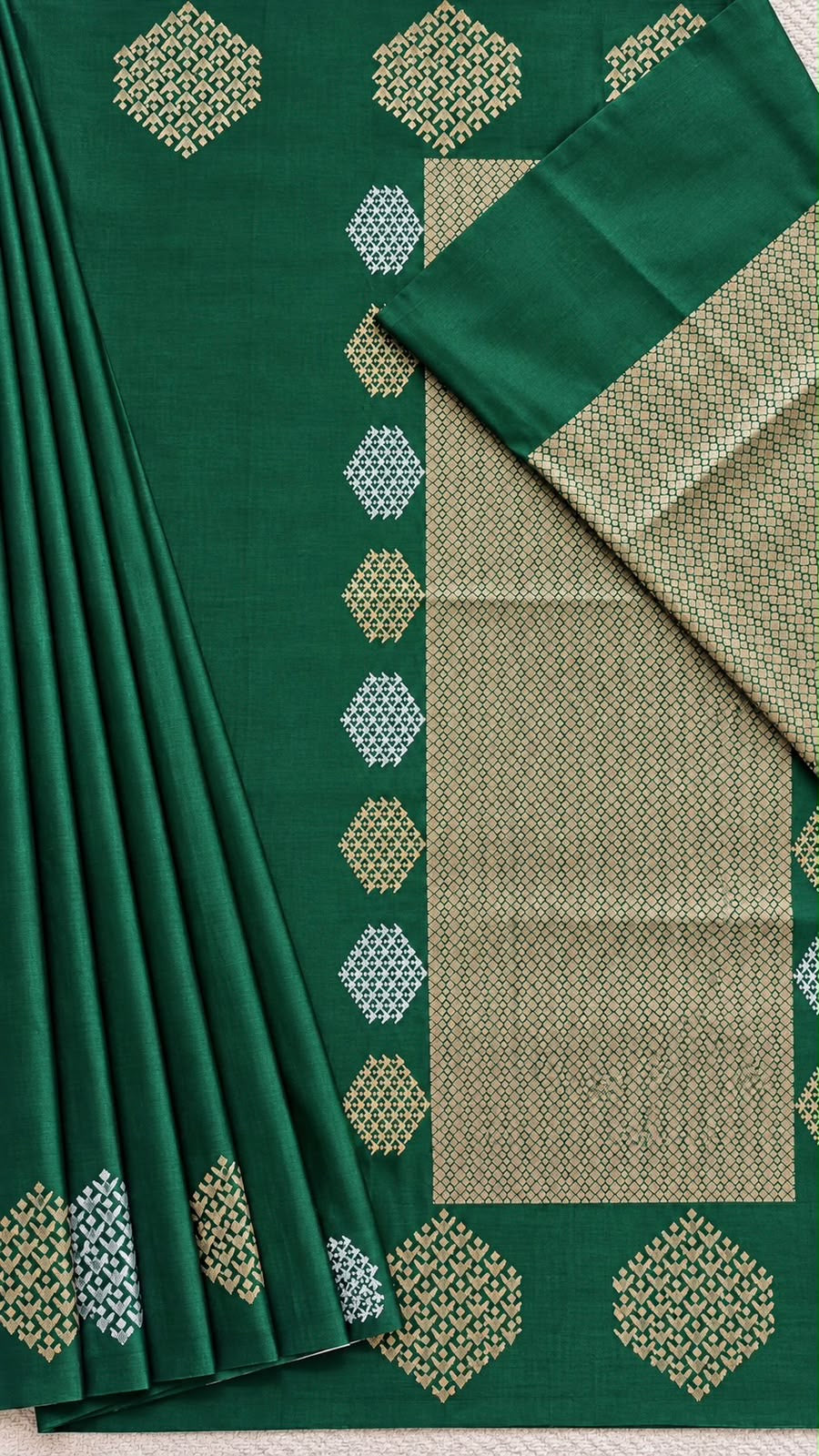 PURE SATIN SILK PSJV354-BOTTLEGREEN