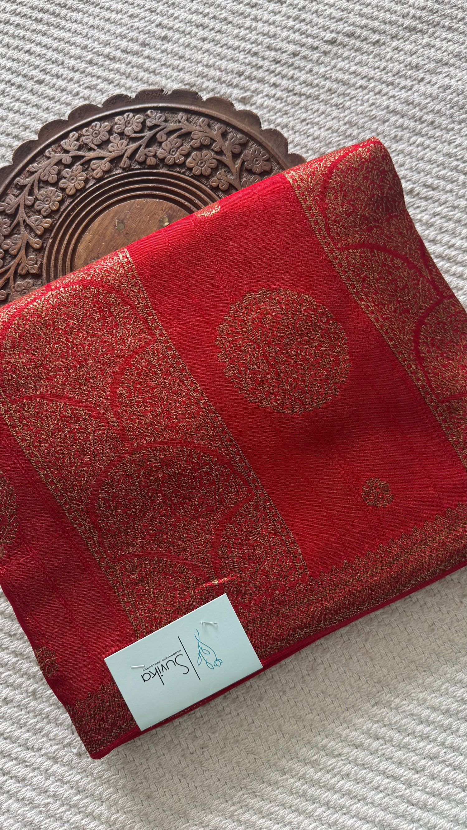 TUSSER GEORGETTE SUV5131-RED