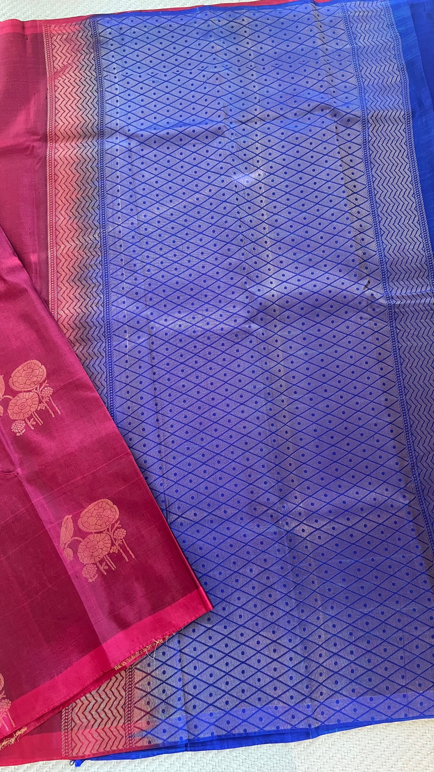 SUV1650 - MAROON PURE SOFT SILK