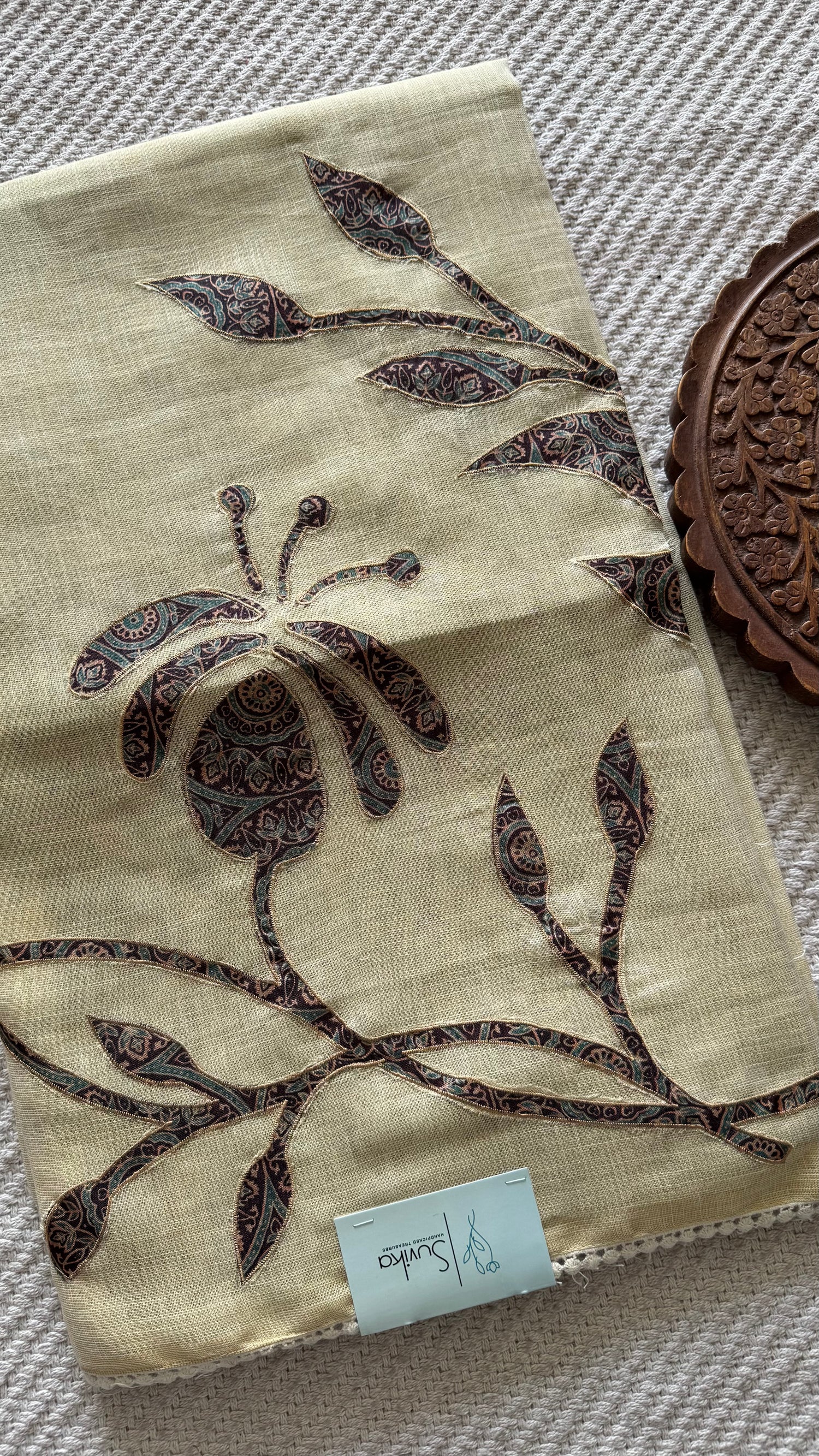 TISSUE LINEN SUV4973-BROWN