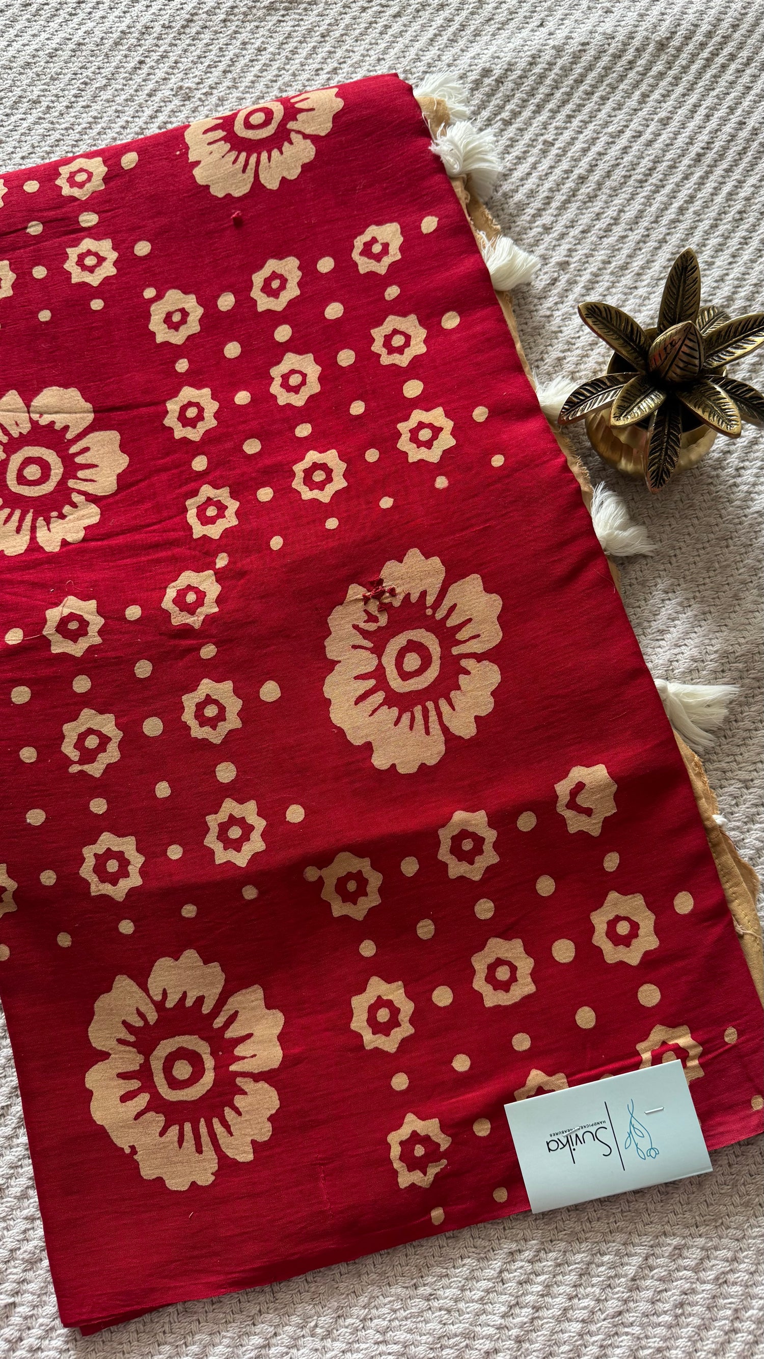 PURE MAHESHWARI SILK COTTON SUV5017-RED