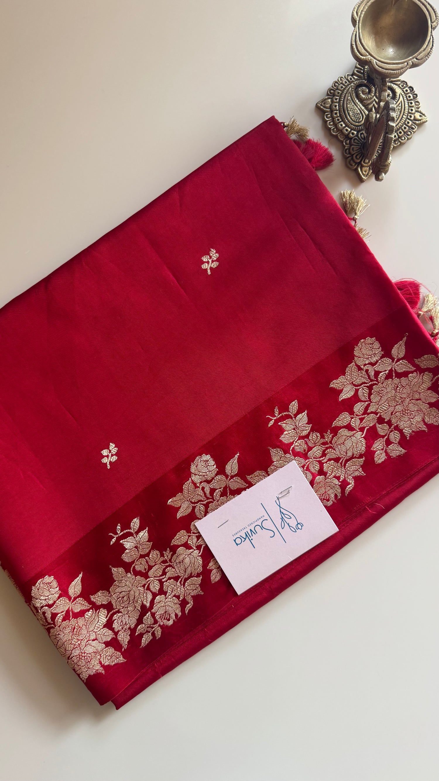 PURE BANARASI SILK PSGM448-RED