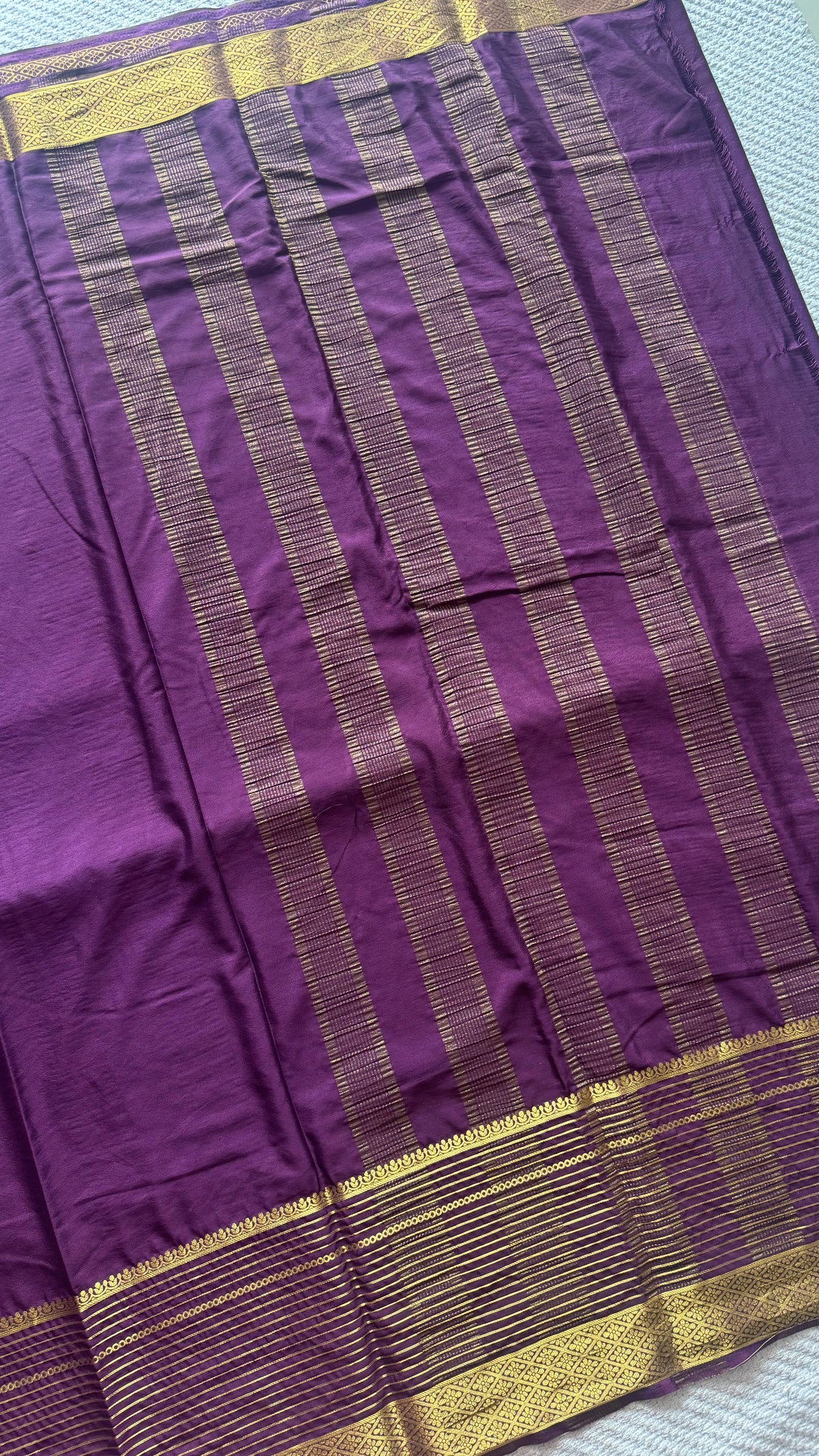 MYSORE CREPE SILK SUV3108-PLUM