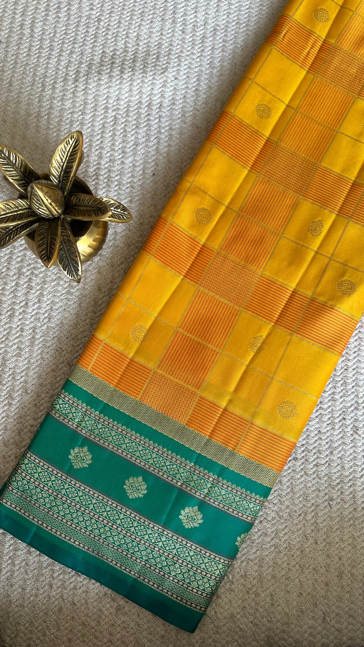 SEMI SOFT SILK SUV5652-YELLOW