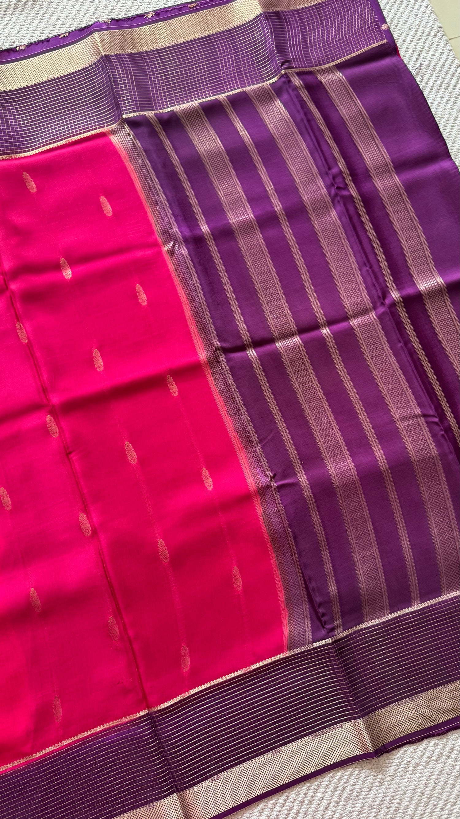 MYSORE CREPE SILK SAREE SUV5601-PINK