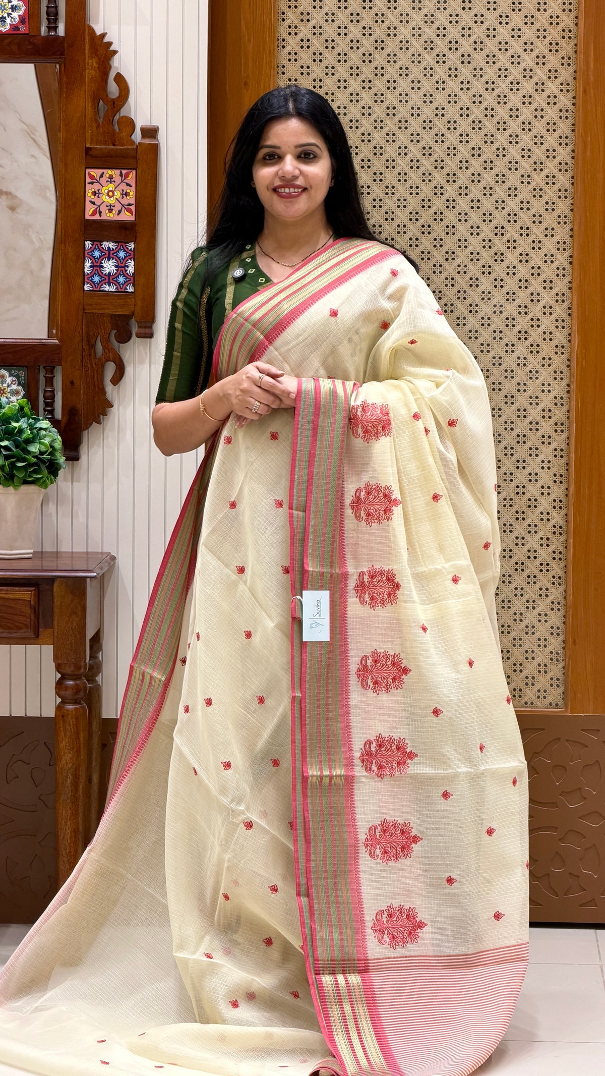 KOTA SILK SAREE SUV5509-RED