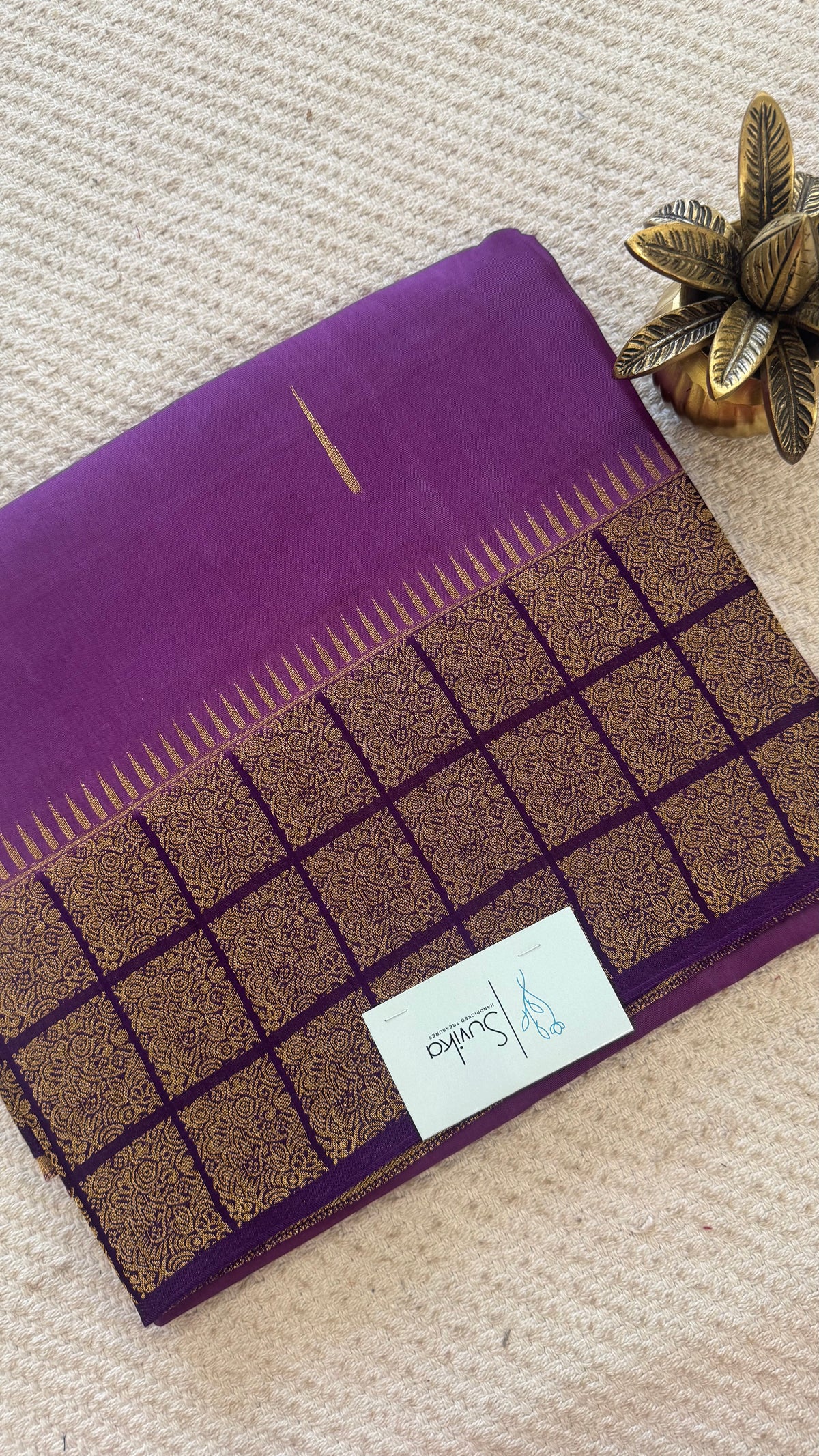 DOLA CREPE SILK SAREE SUV5872-LAVENDER