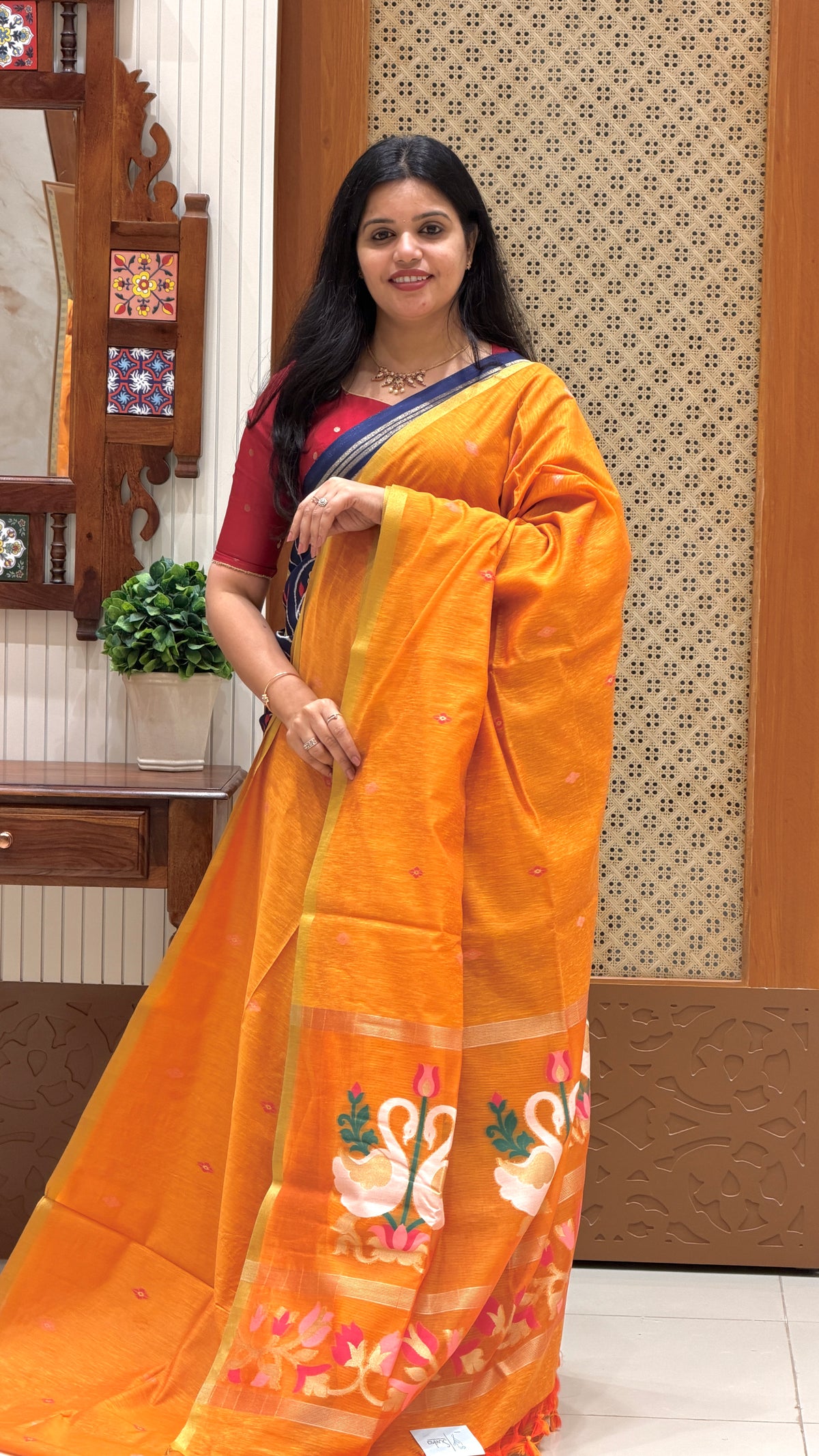 BENGAL SILK COTTON SUV6058-RUST
