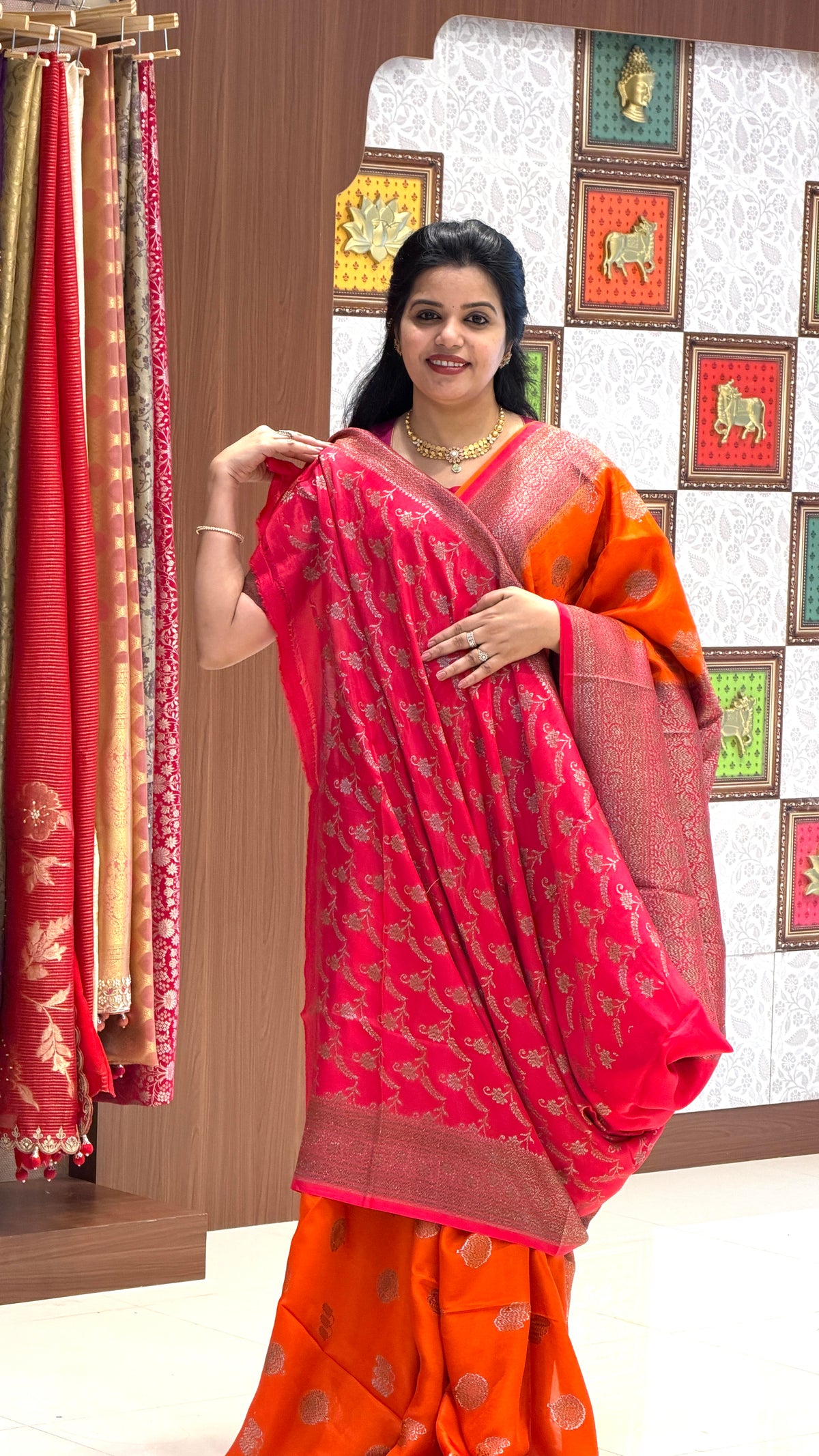CREPE SILK SUV5695-ORANGE