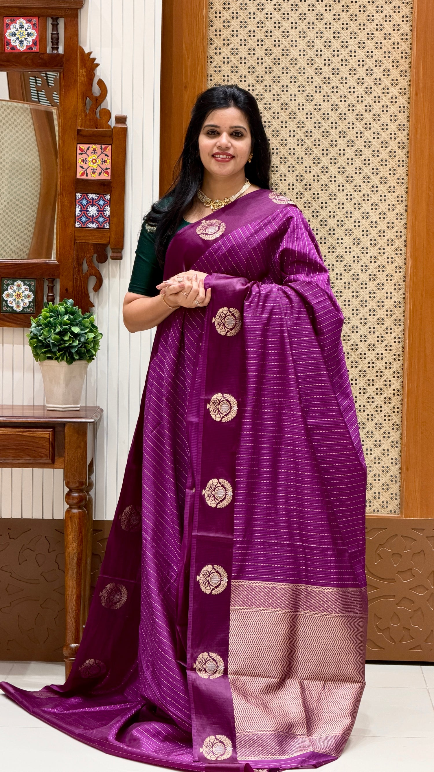 BANARAI SILK SUV5734-MAGENTA