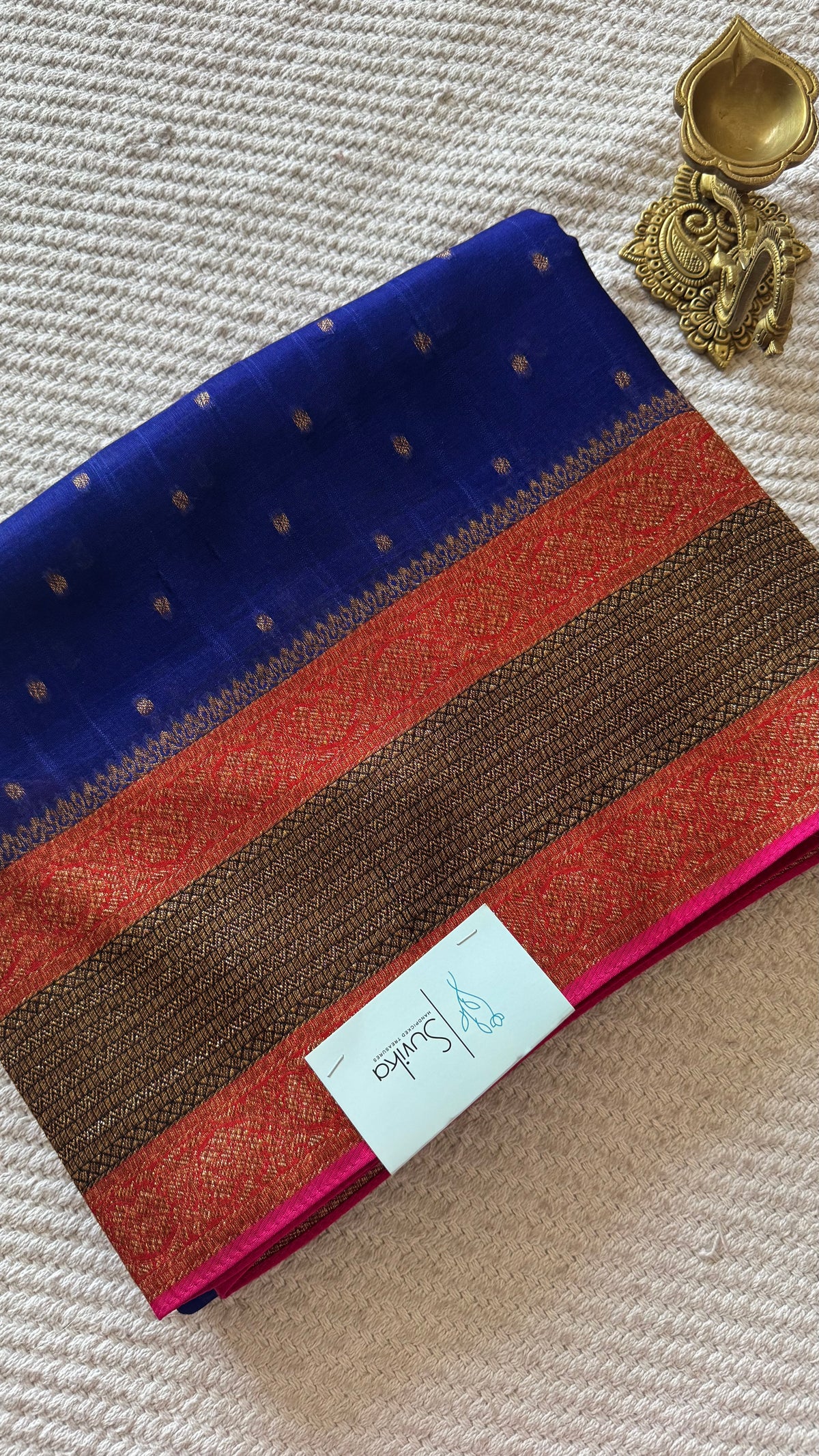 BANARASI DUPION SILK SUV5723-BLUE