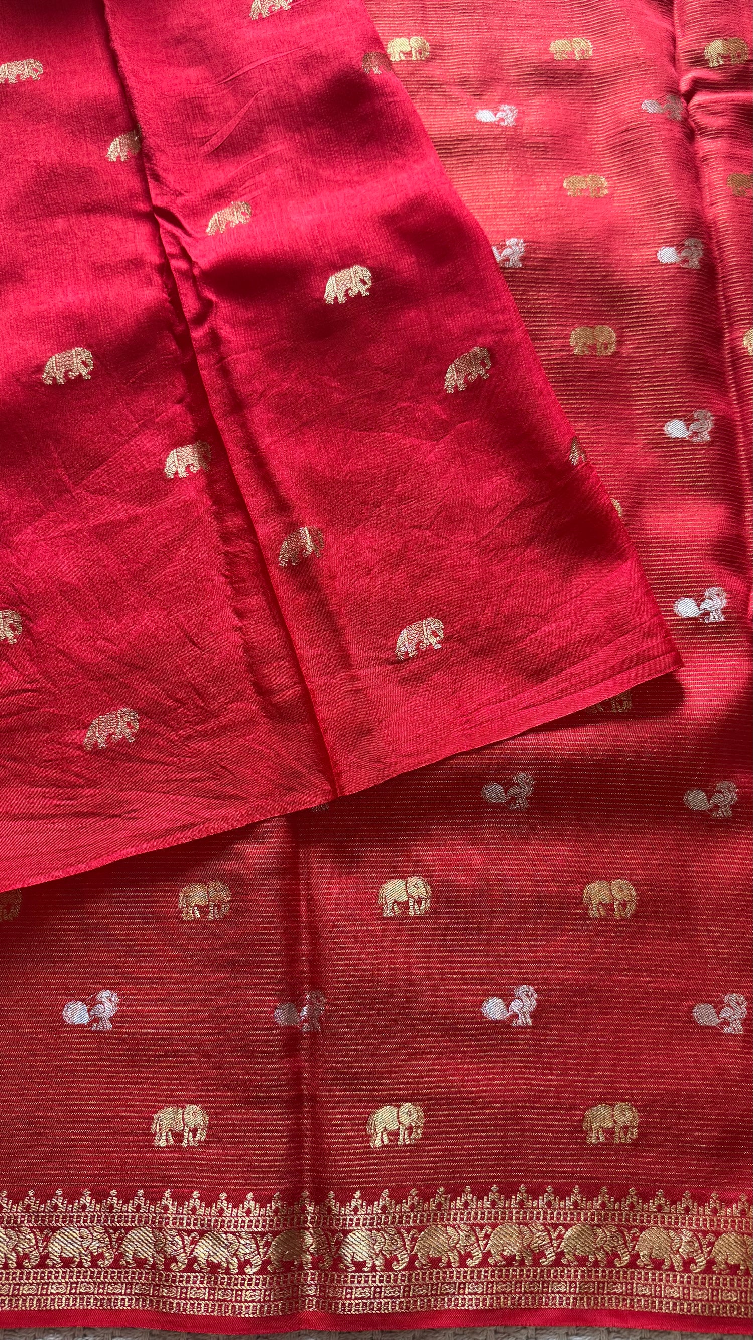 DOLA CREPE SAREE SUV5628-PINK