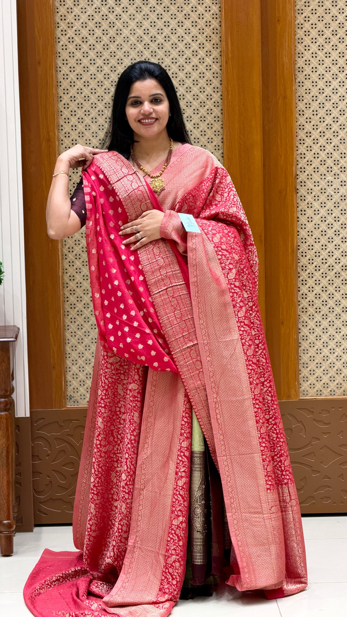 CRUSH GEORGETTE SUV5738-PINK
