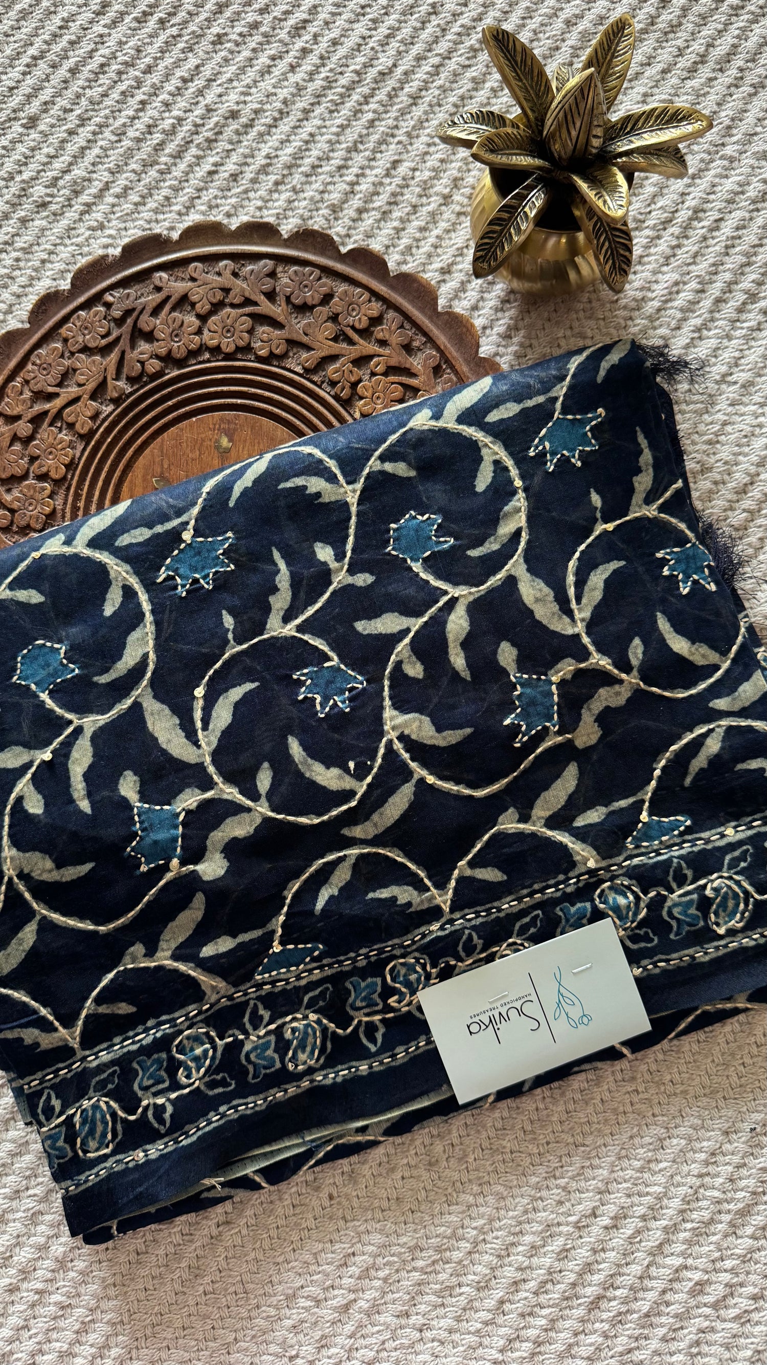 TUSSER COTTON SAREE SUV4965