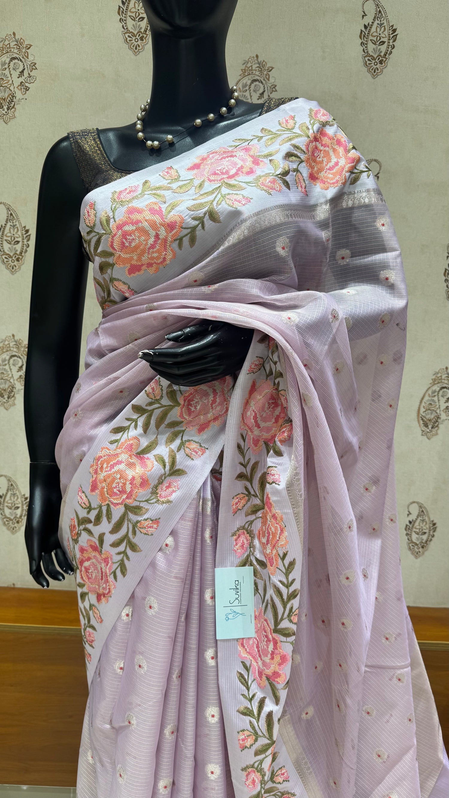 KOTA SILK SAREE SUV5587-LAVENDER