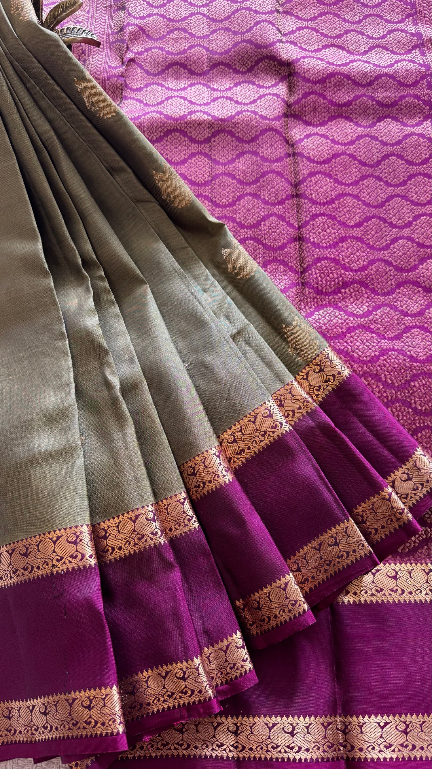 PSM31-MEHENDIGREEN WITH MAGENTA