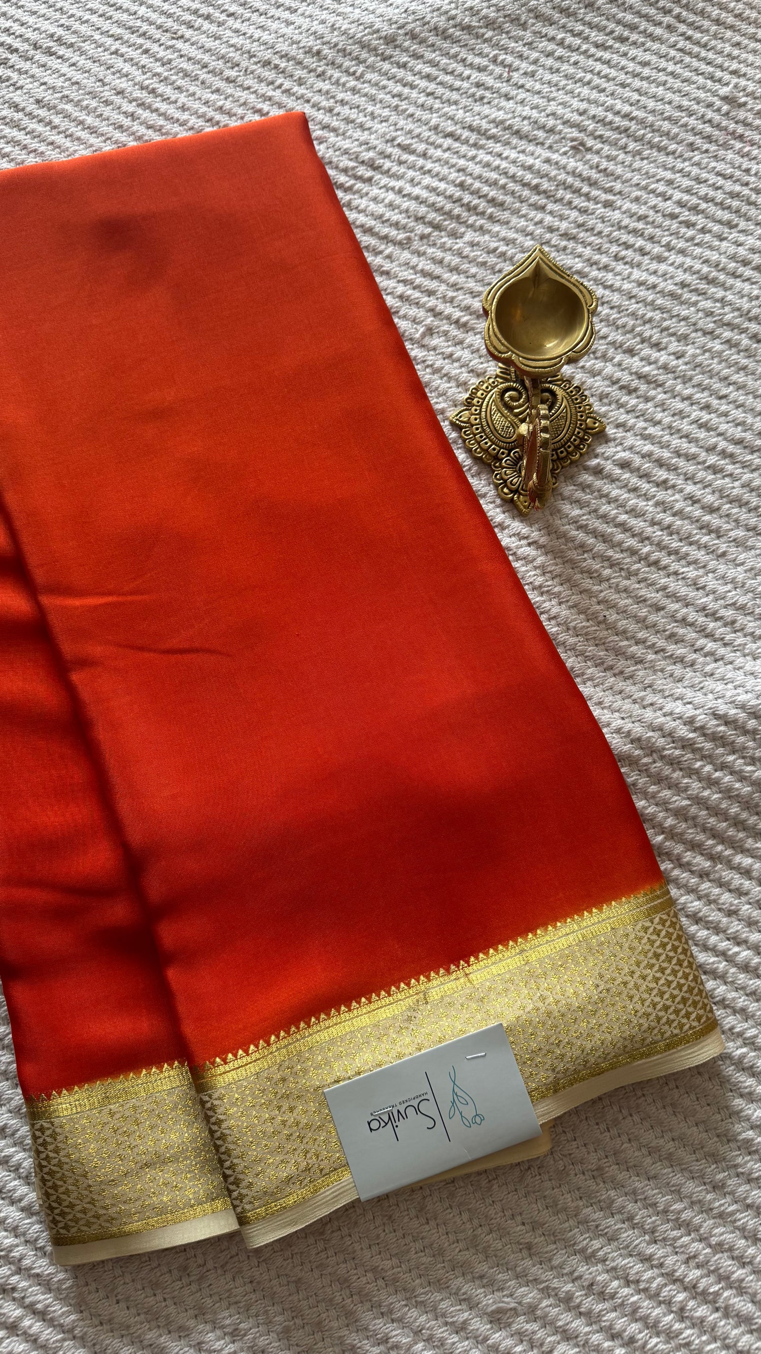 PSUV274-ORANGE WITH OFFWHITE