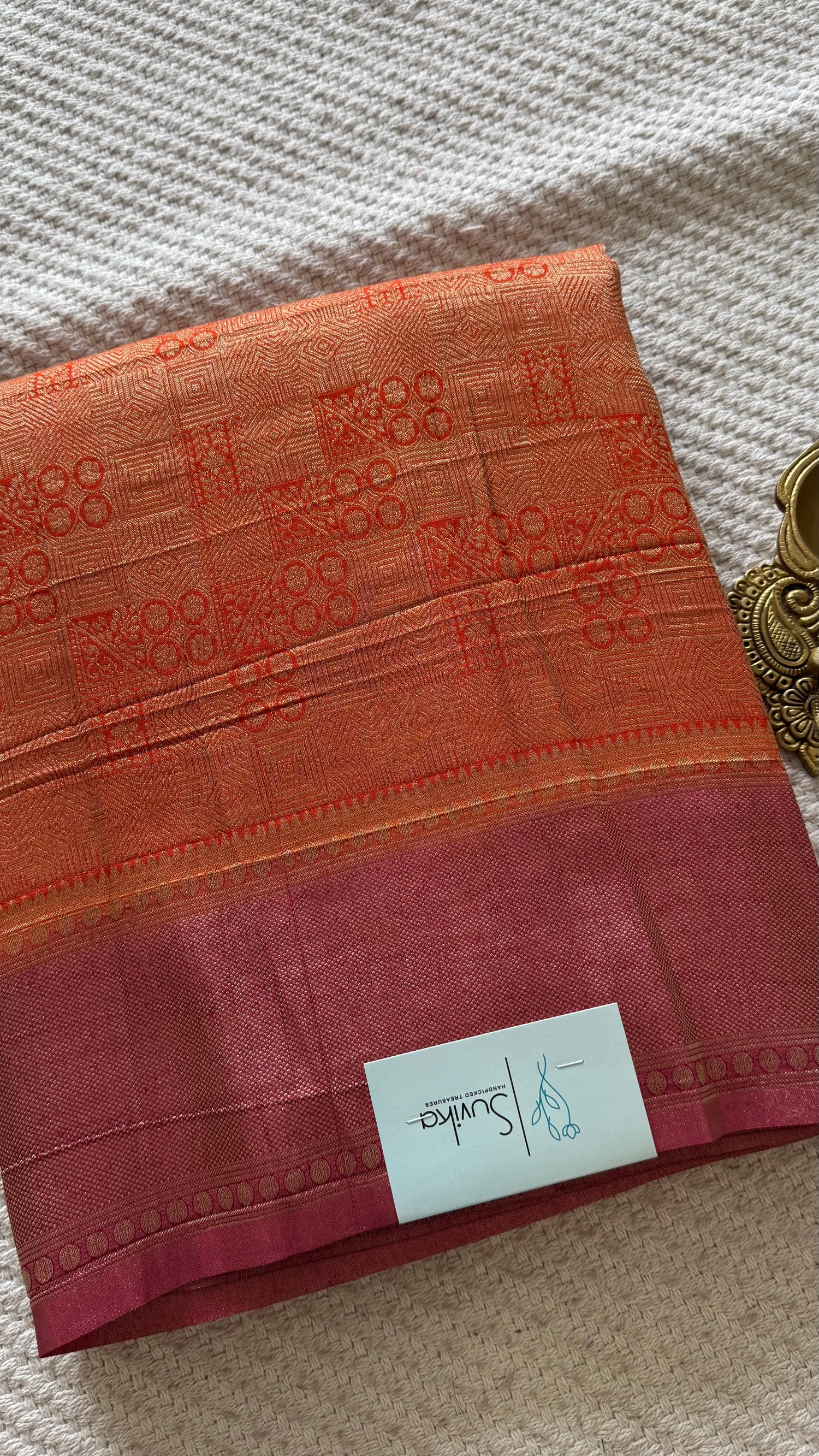 BANARASI GEORGETTE SUV5649-ORANGE