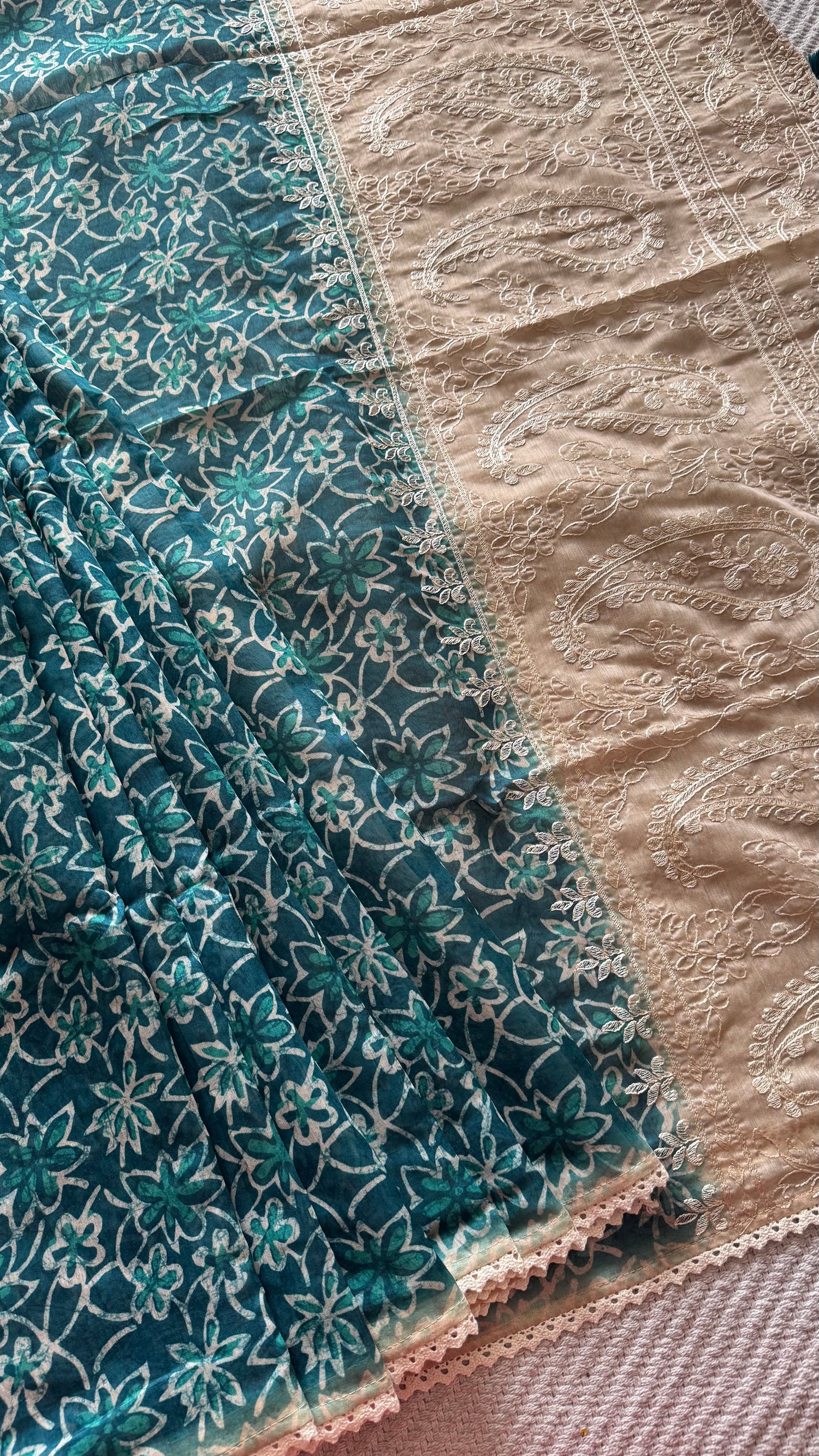 VISCOSE TUSSER SILK SUV4981-RAMAGREEN