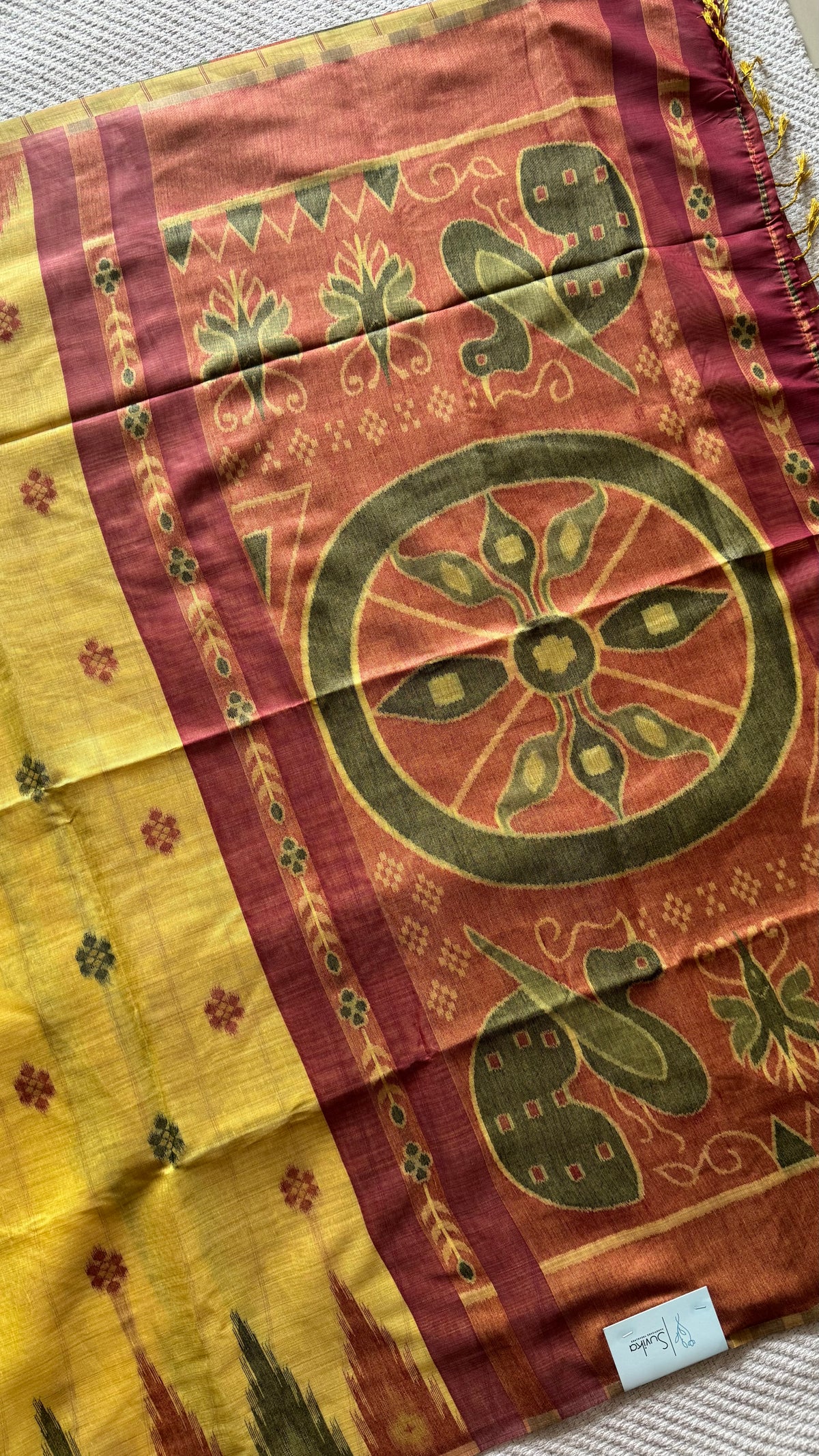 BENGAL COTTON SUV5281-YELLOW