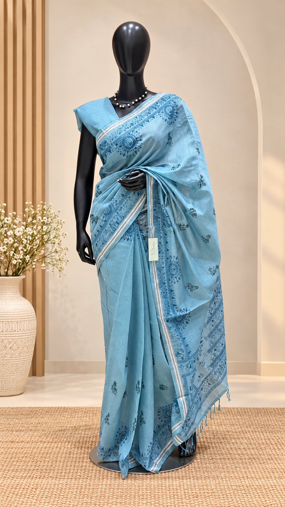 SILK COTTON SUV5532-BLUE