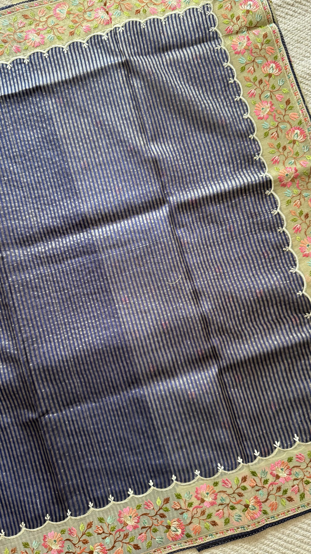 TISSUE SAREE SUV5639-BLUE