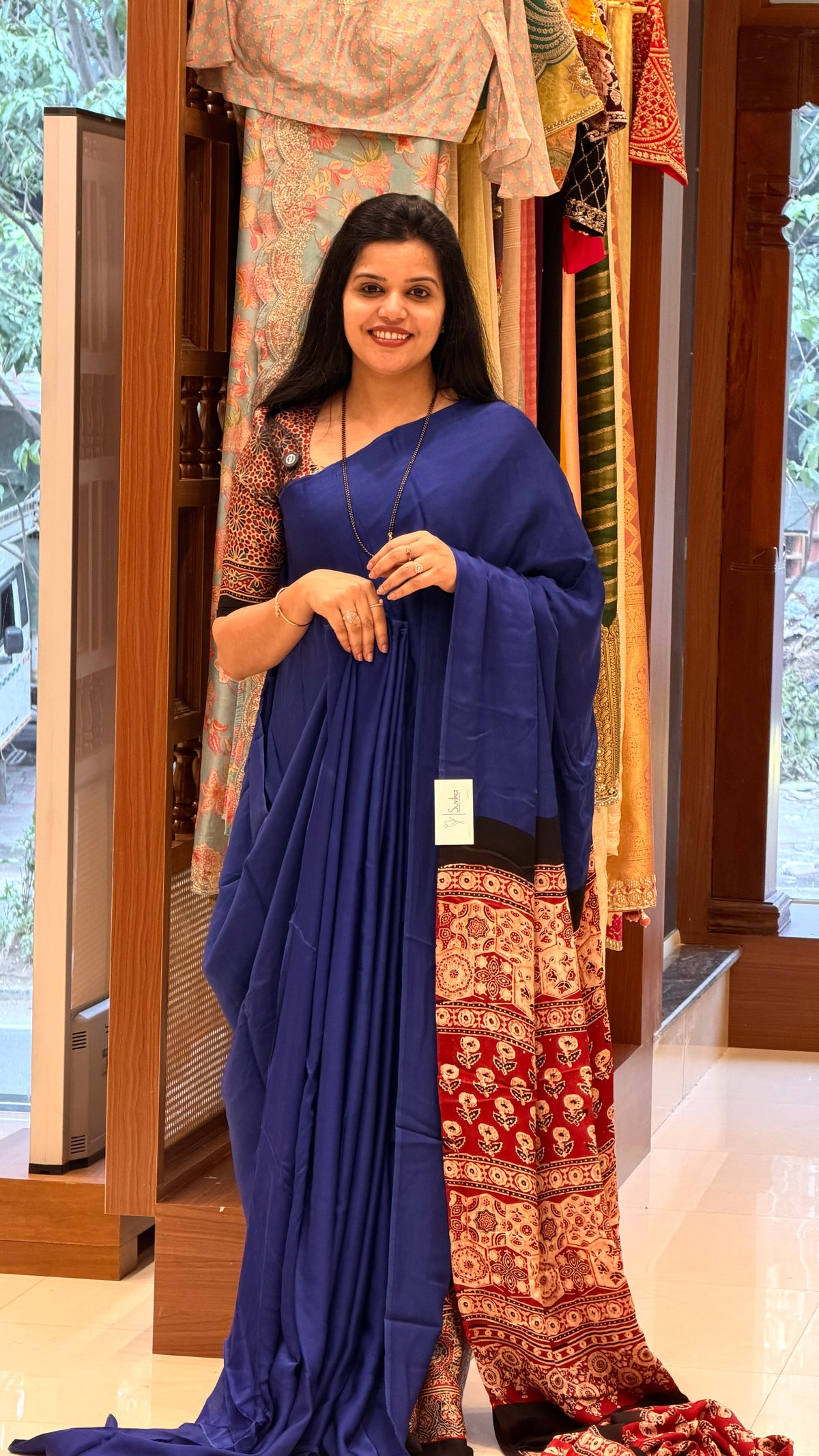 PURE MODAL SILK SUV4840-BLUE