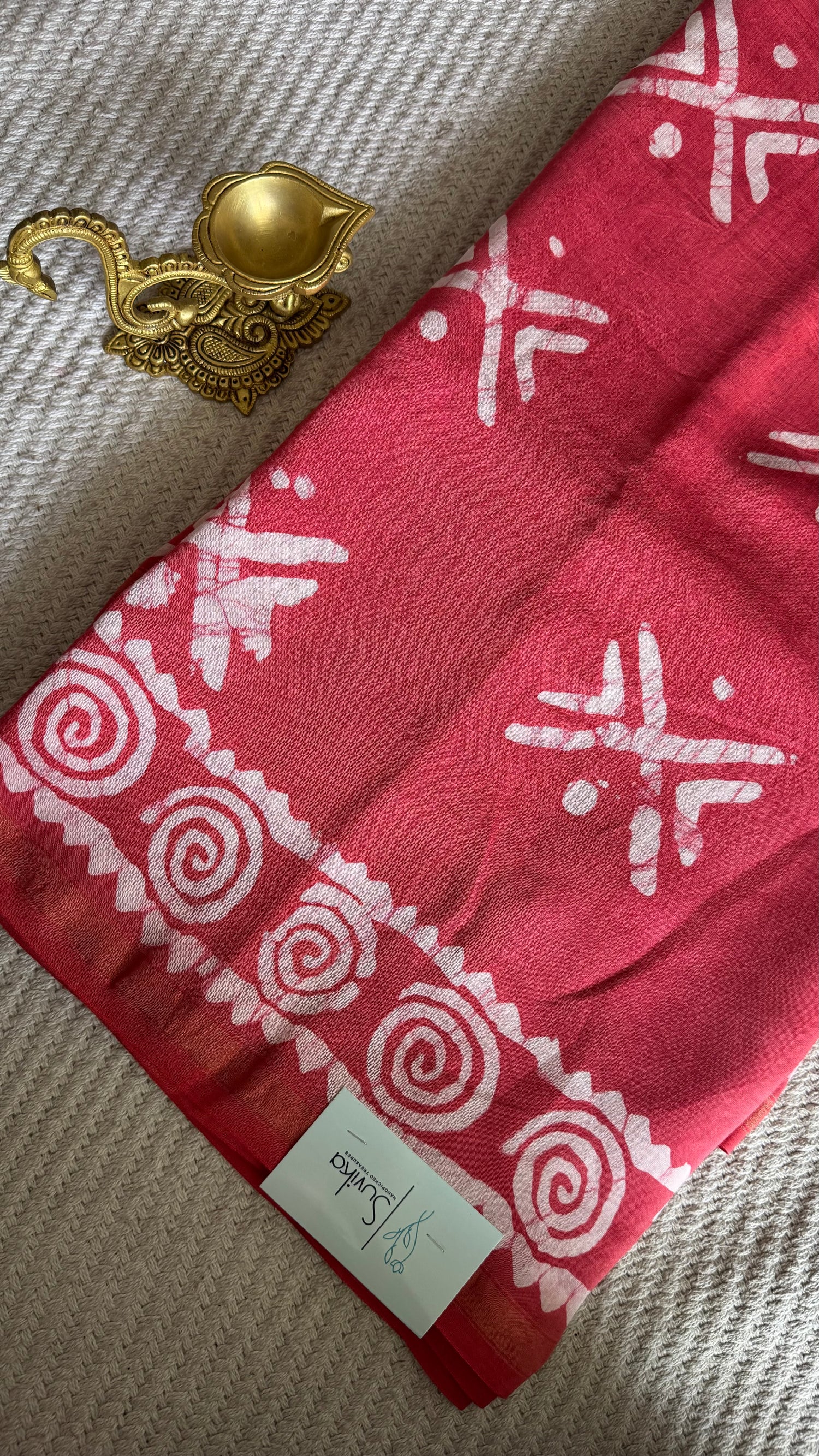 MAHESHWARI COTTON SAREE SUV4984-PEACH