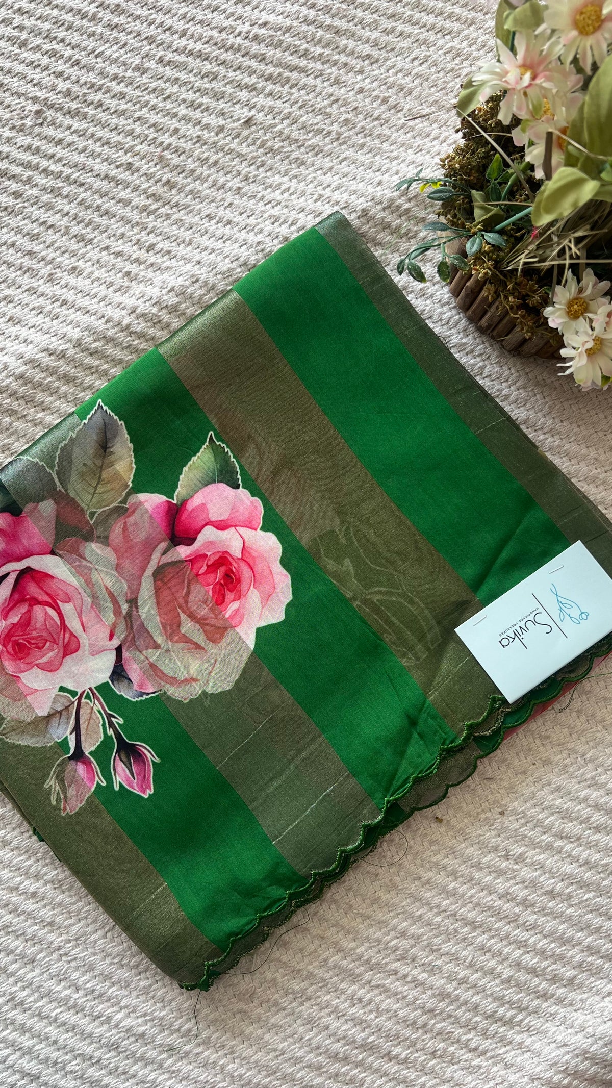 TISSUE CREPE SUV5743- GREEN
