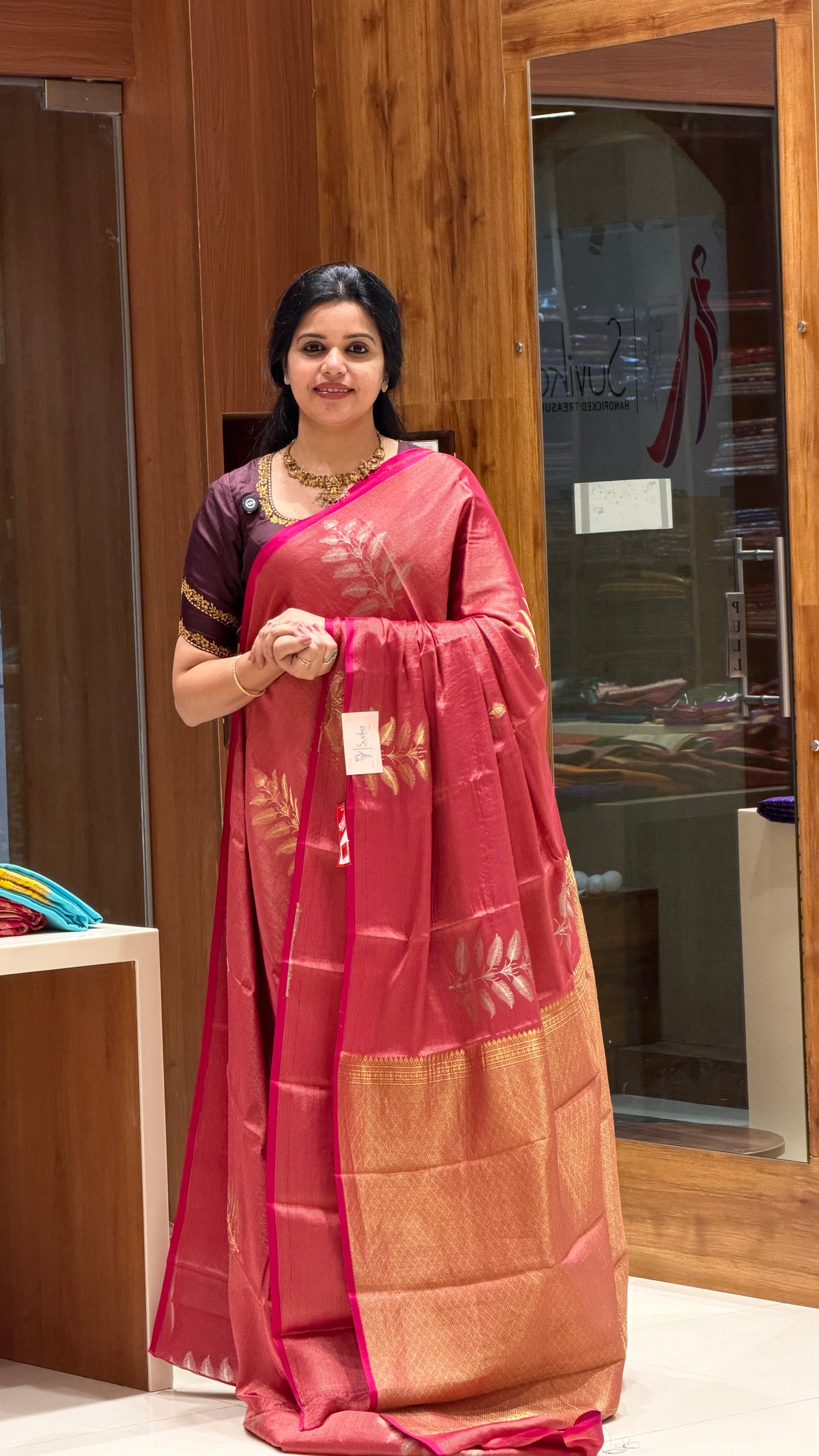 PURE MYSORE CREPE PSH101-PINK