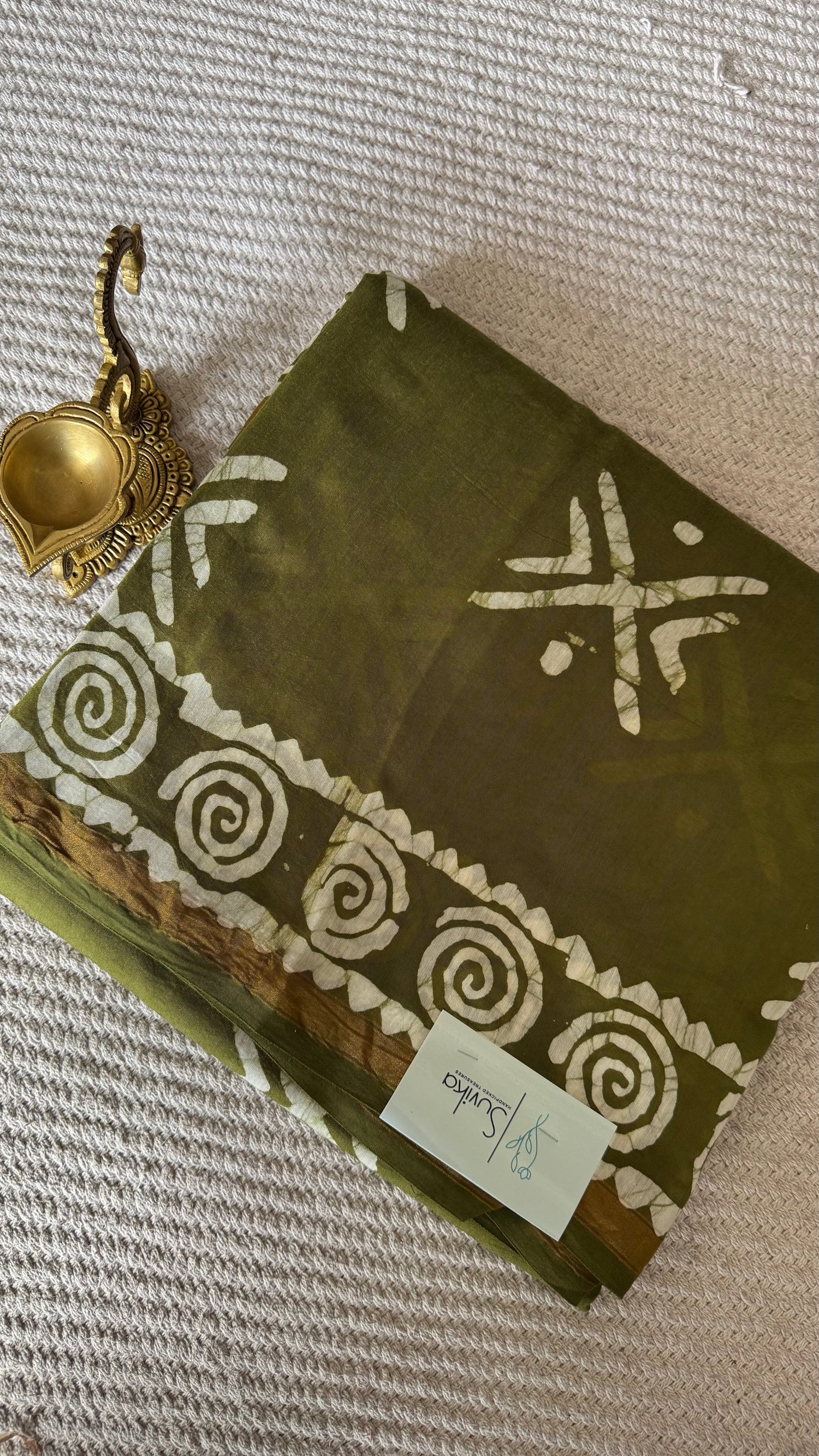 MAHESHWARI COTTON SAREE SUV4984-GREEN