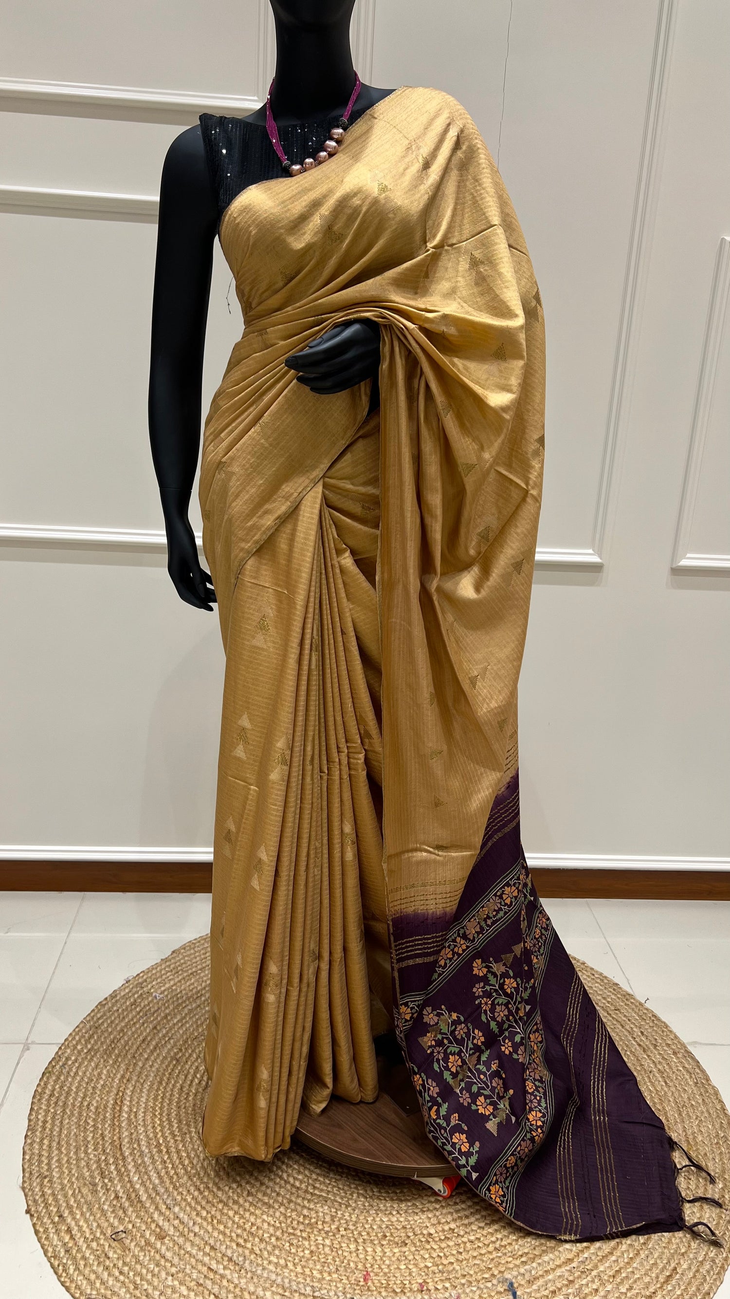 SUV3925-CHICKU WITH COFFEEBROWN