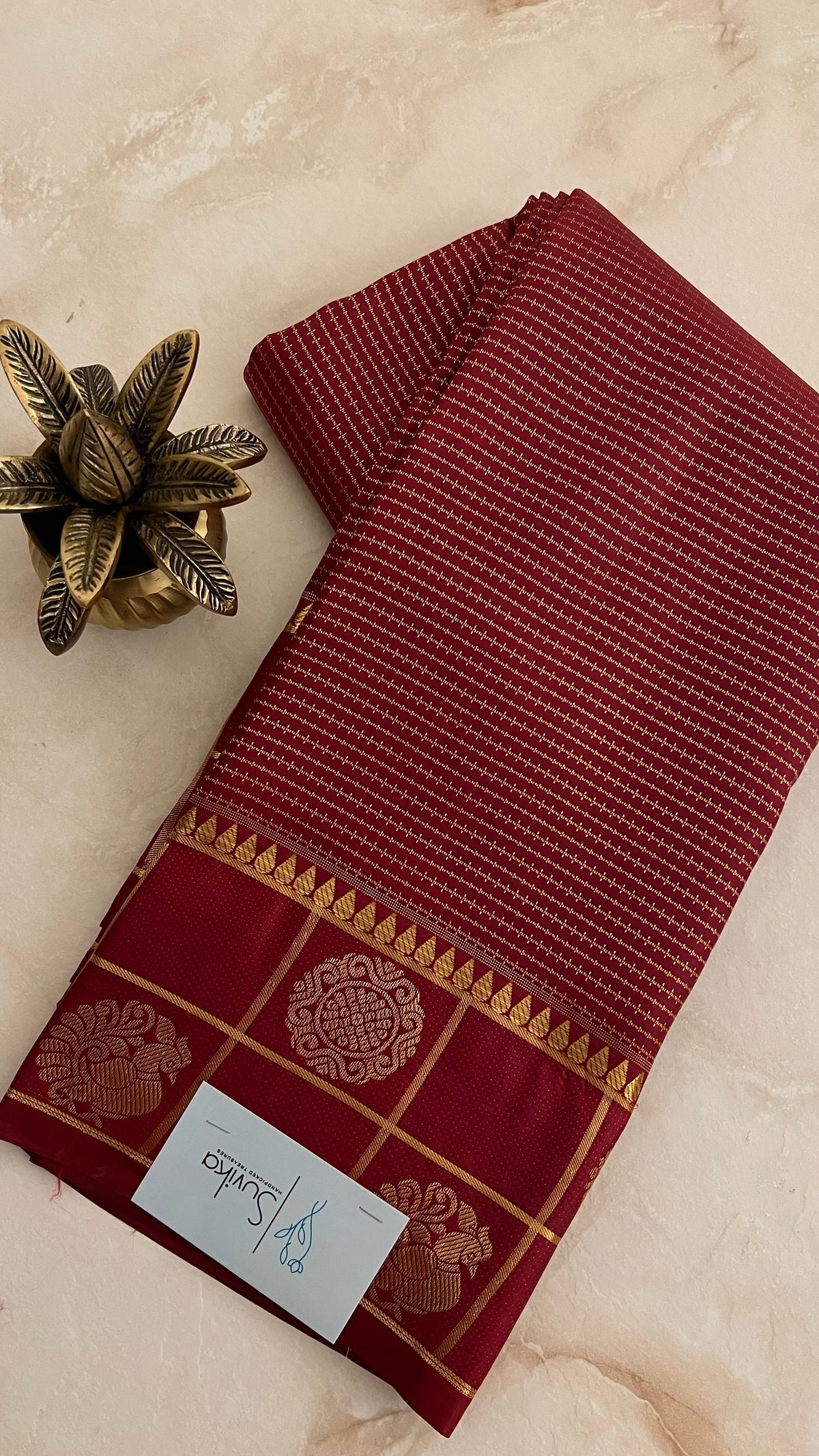 SEMI KANJIVARAM SILK SUV5766-RED