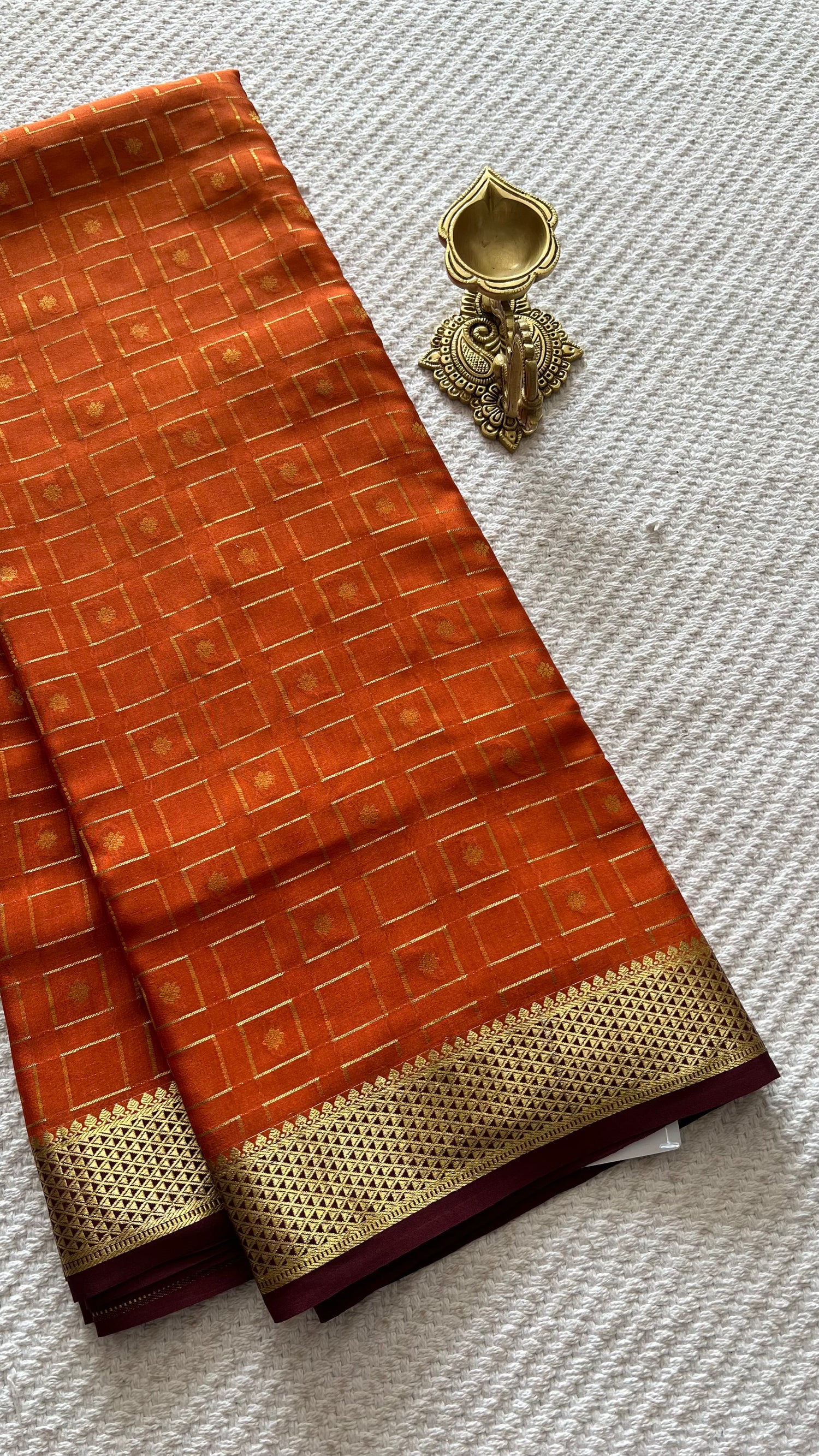 PSUV278-ORANGE WITH COFFEEBROWN