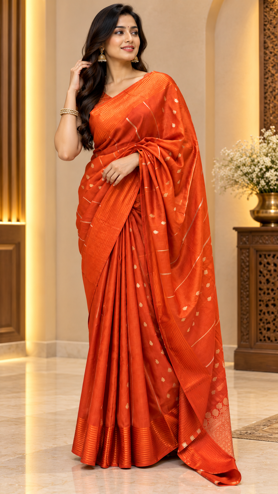 SEMI SILK SUV5802-ORANGE