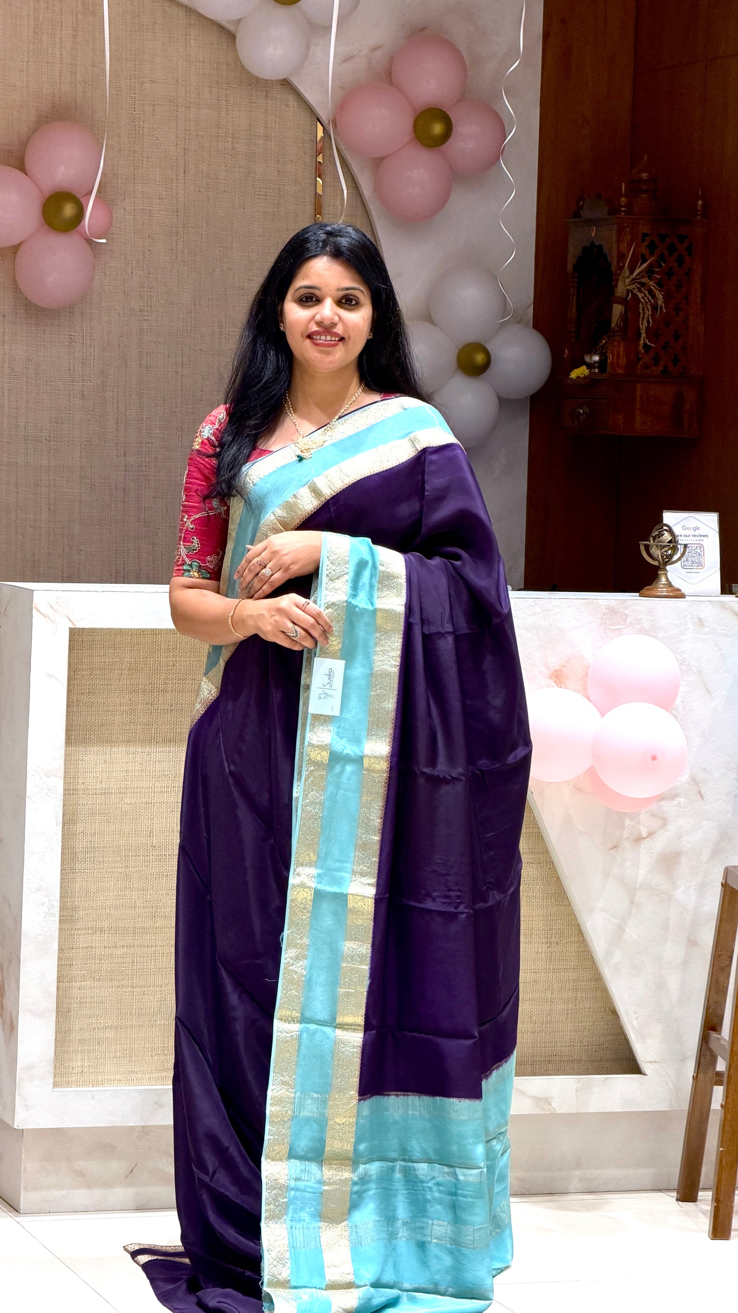 SUV4747-PURPLE WITH BABYBLUE