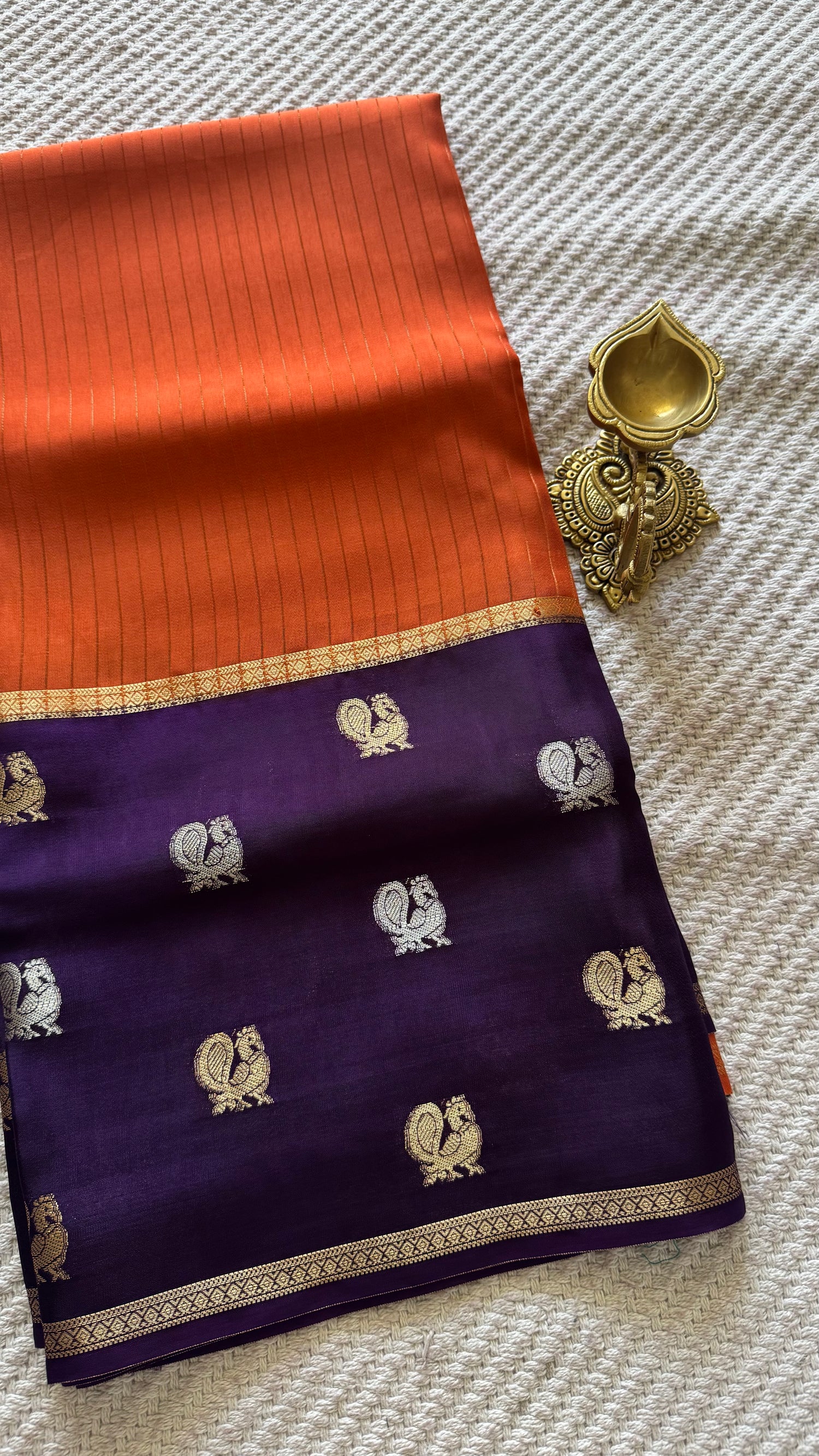 SUV4803-ORANGE WITH PURPLE