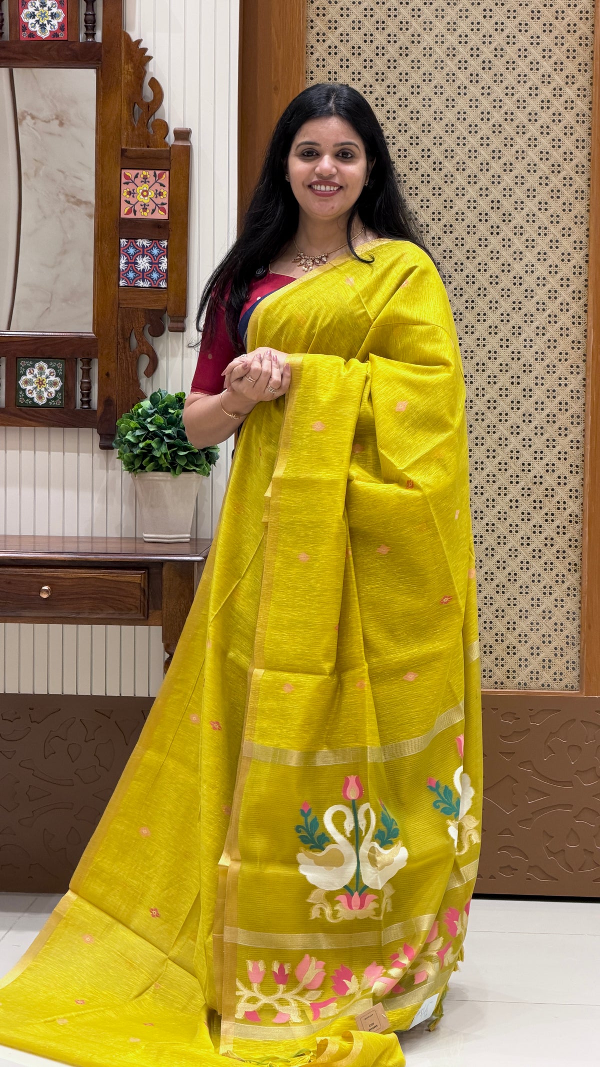 BENGAL SILK COTTON SUV6058-MUSTARD