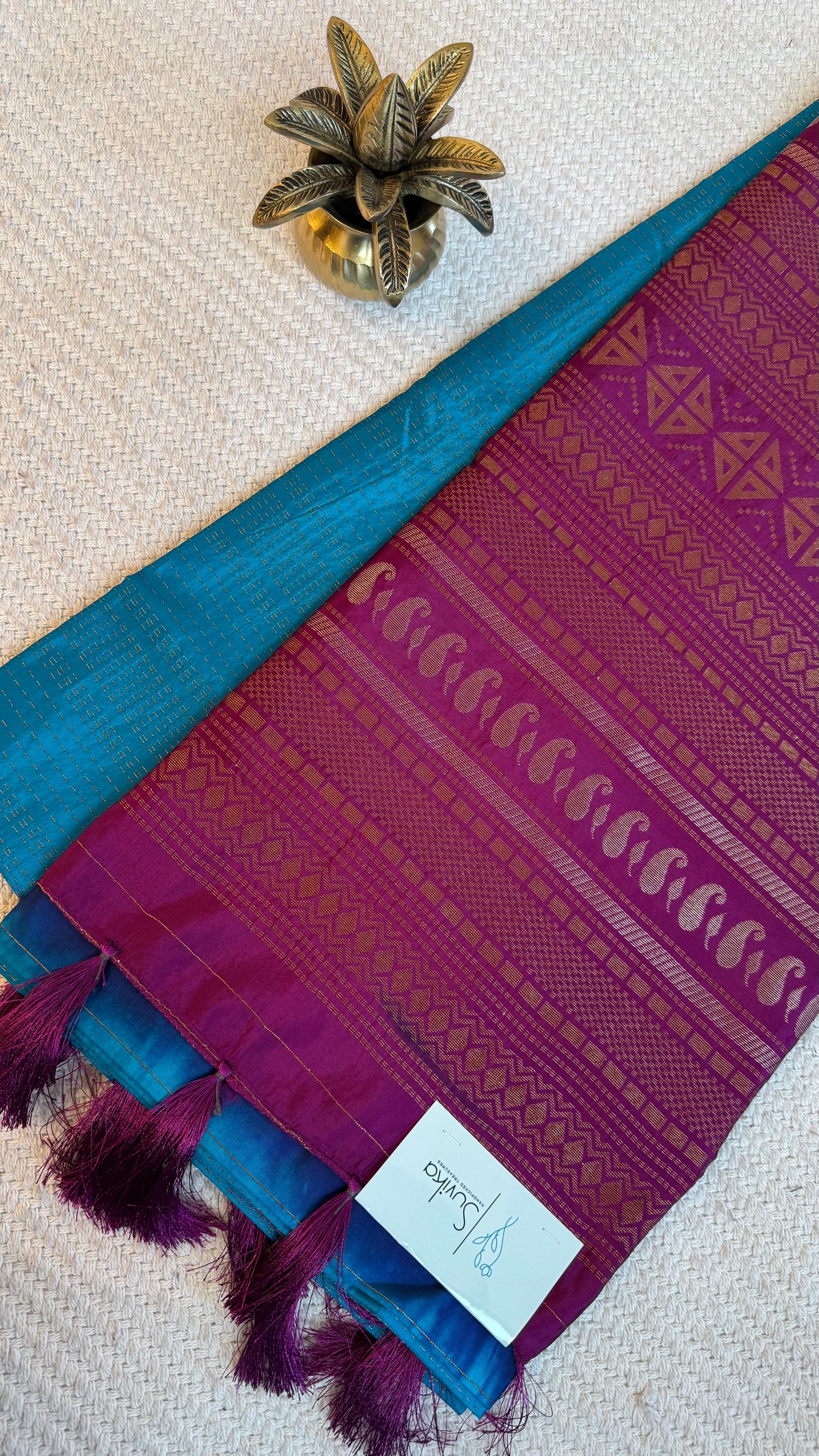 SUV3873-RAMABLUE WITH MAGENTA