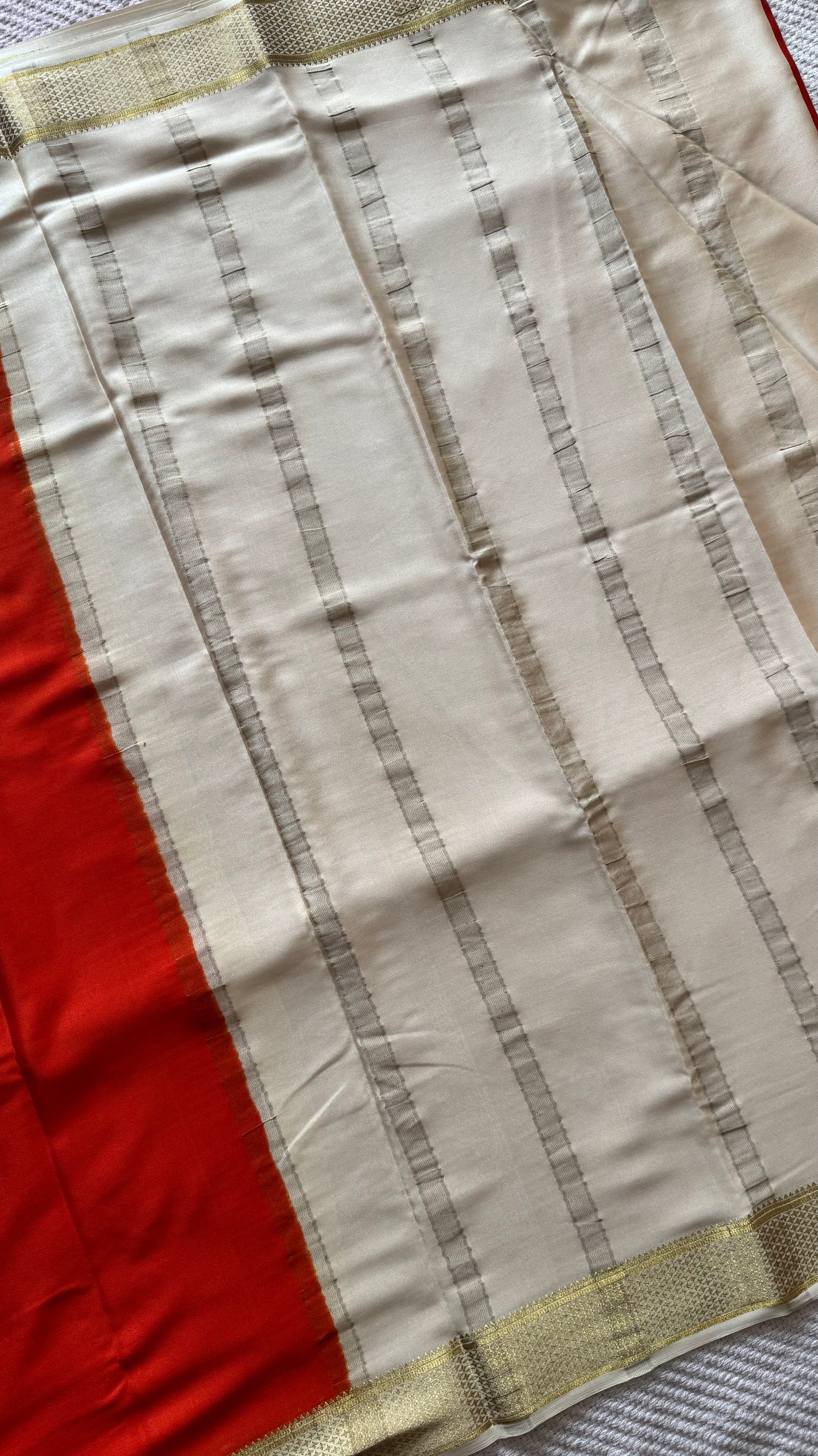 PSUV274-ORANGE WITH OFFWHITE