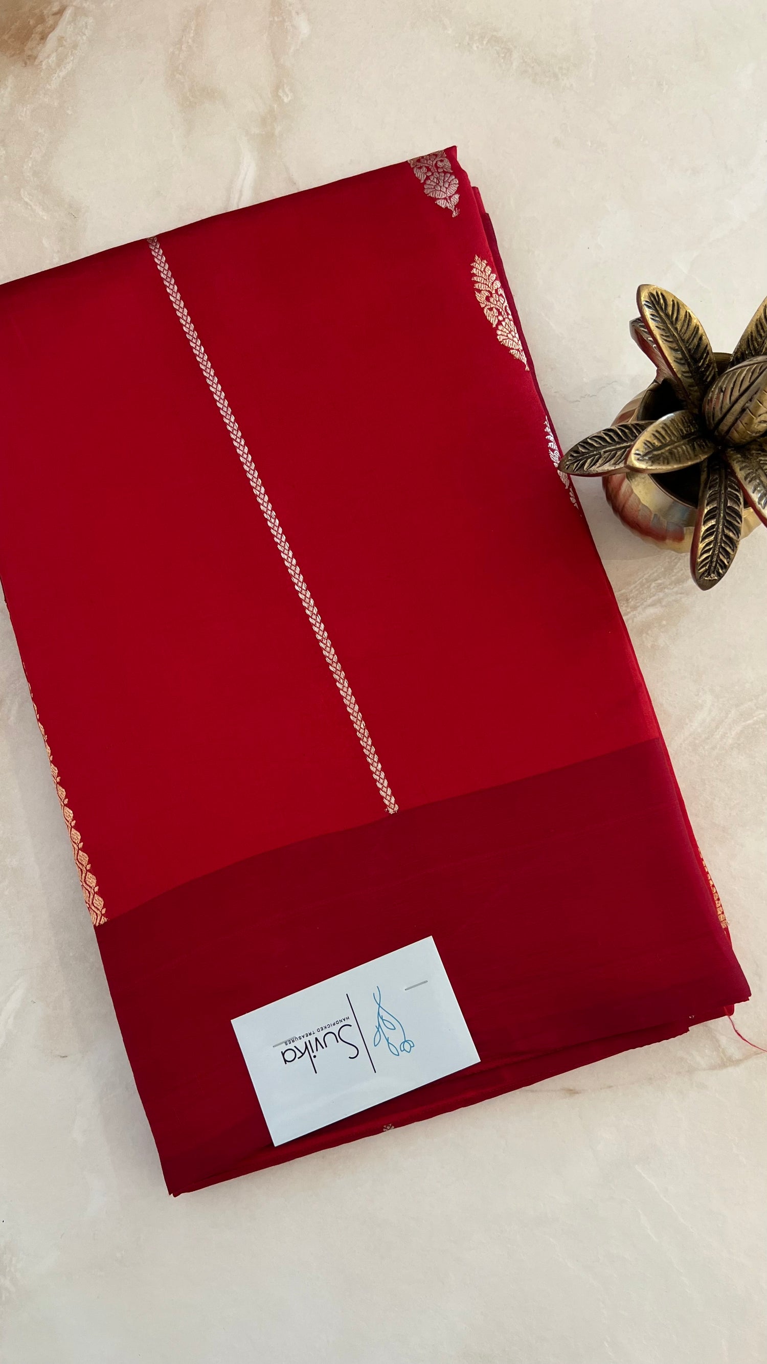 PSUV244-RED PURE MANGO SILK SAREE